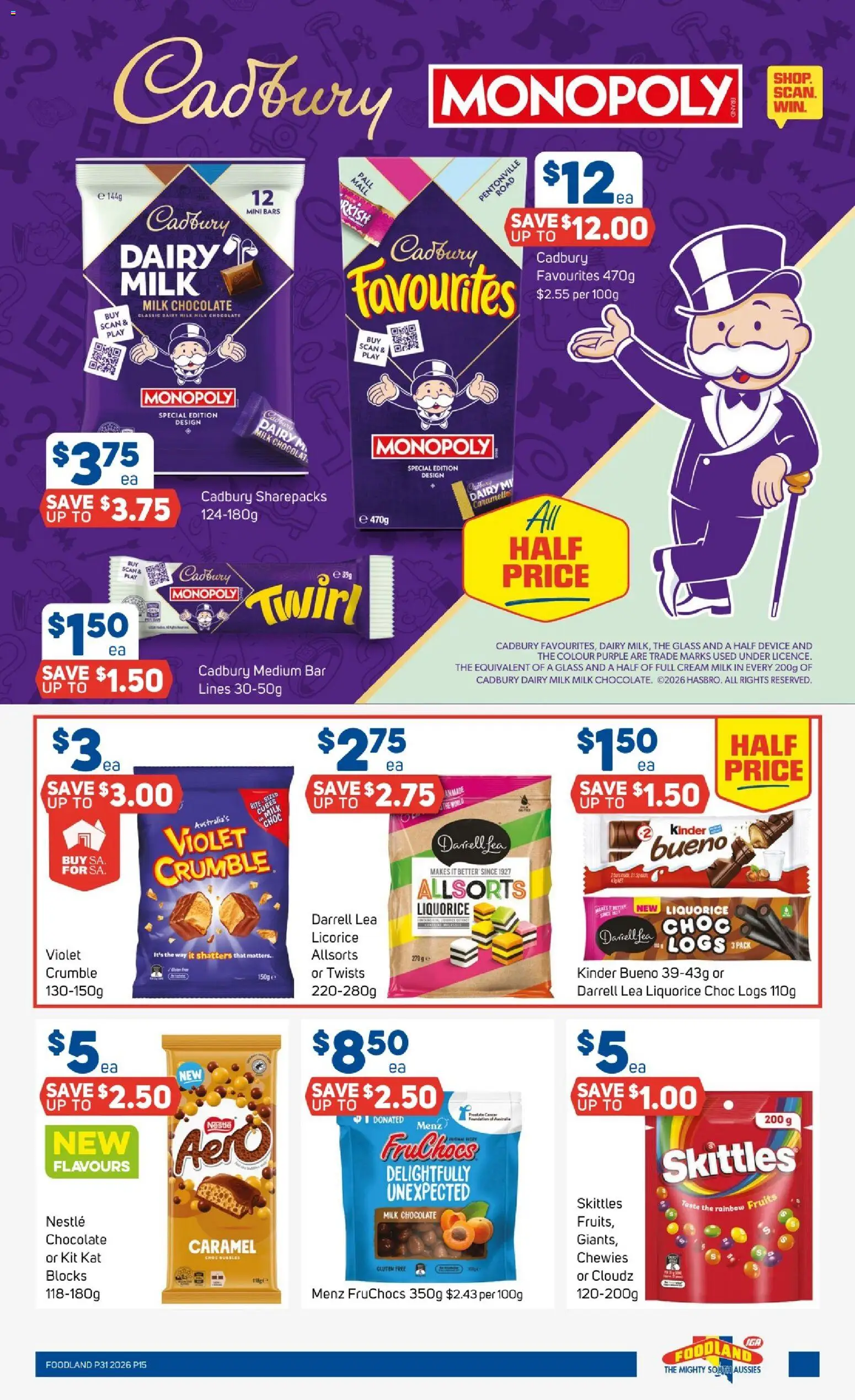Foodland catalogue - valid from 29/07/2026 | Page: 15 | Products: Milk, Dairy, Chocolate, Device