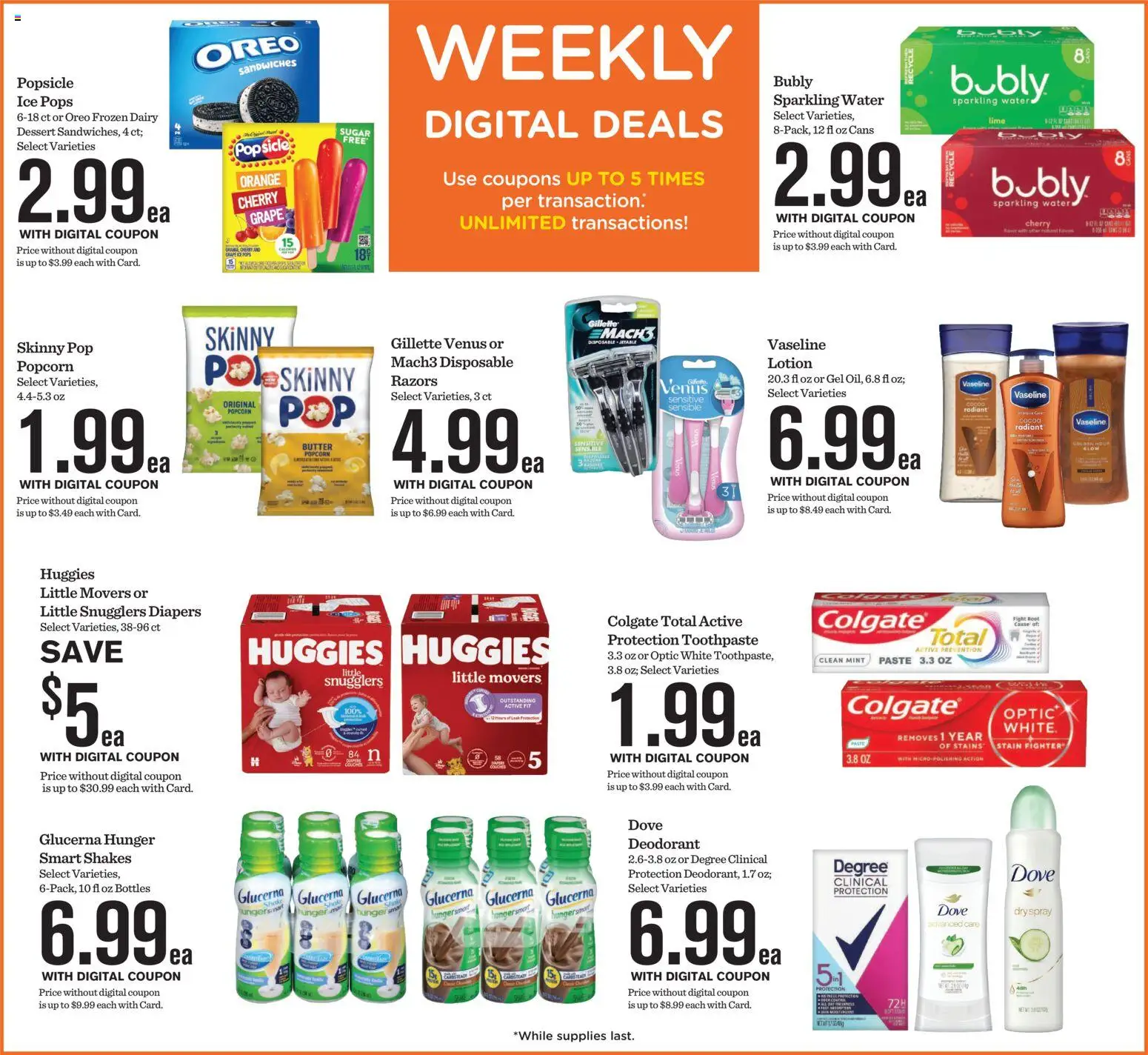Mariano's Weekly Ad - valid from 10.06.2026 | Page: 4 | Products: Butter, Deodorant, Toothpaste, Sugar