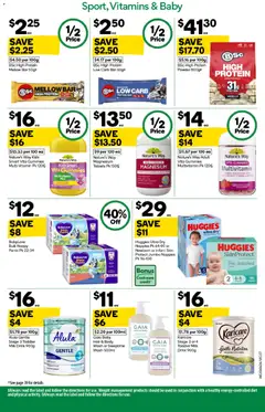 Preview of Woolworths catalogue VIC - valid from 03.06.2026 | Page: 37 | Products: Powder, Body milk, Pants, Multivitamin