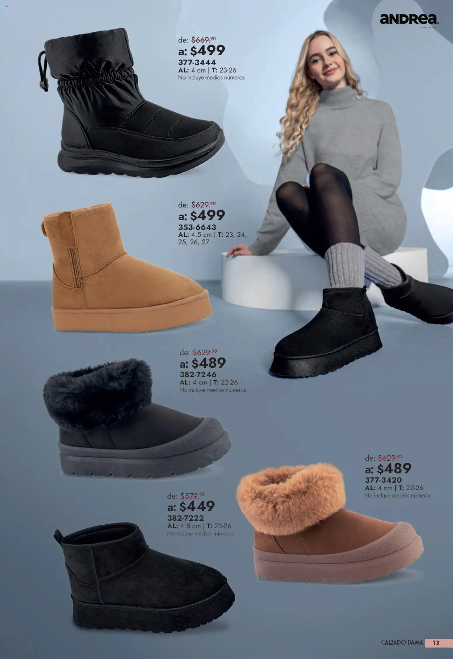 Nuevas ofertas de Andrea válidas en toda la República Mexicana desde el 13/09/2026. ¡Encuentra las mejores ofertas en Andrea catálogo Outlet! | Página: 13