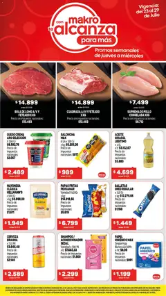 Vista previa Makro ofertas válido desde el 23/07/2026 | Página: 1