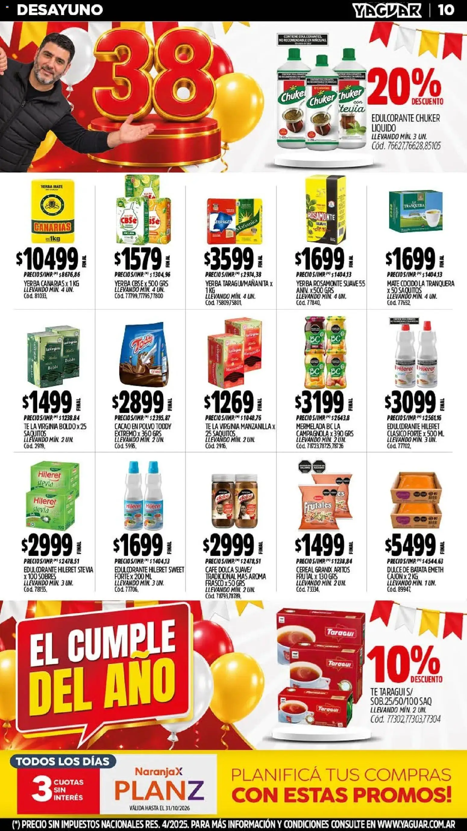 Yaguar catálogo │ válido desde el 19/10/2026 | Página: 11