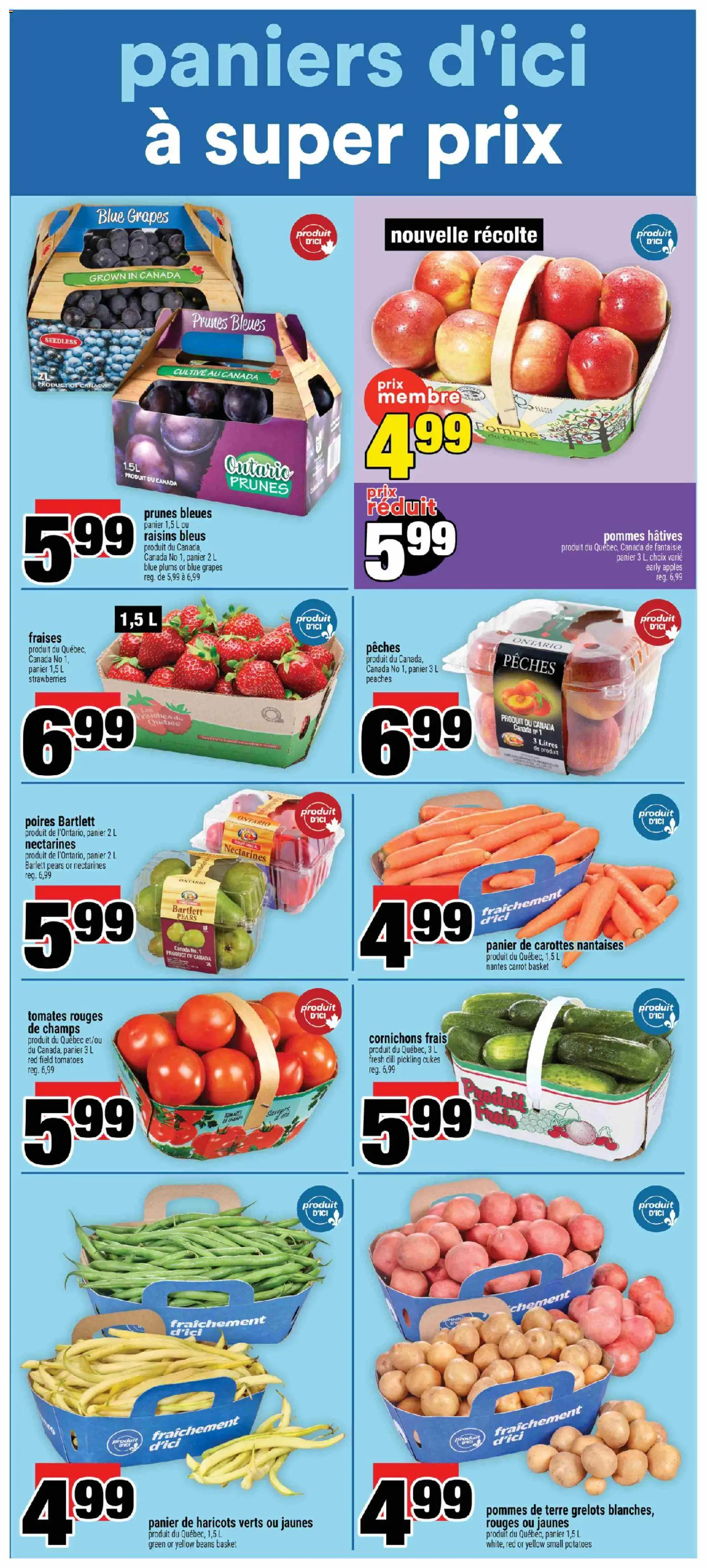 Super C flyer valid from Sep 3, 2026 | Page: 9 | Products: Peaches, Prunes, Beans, Pears