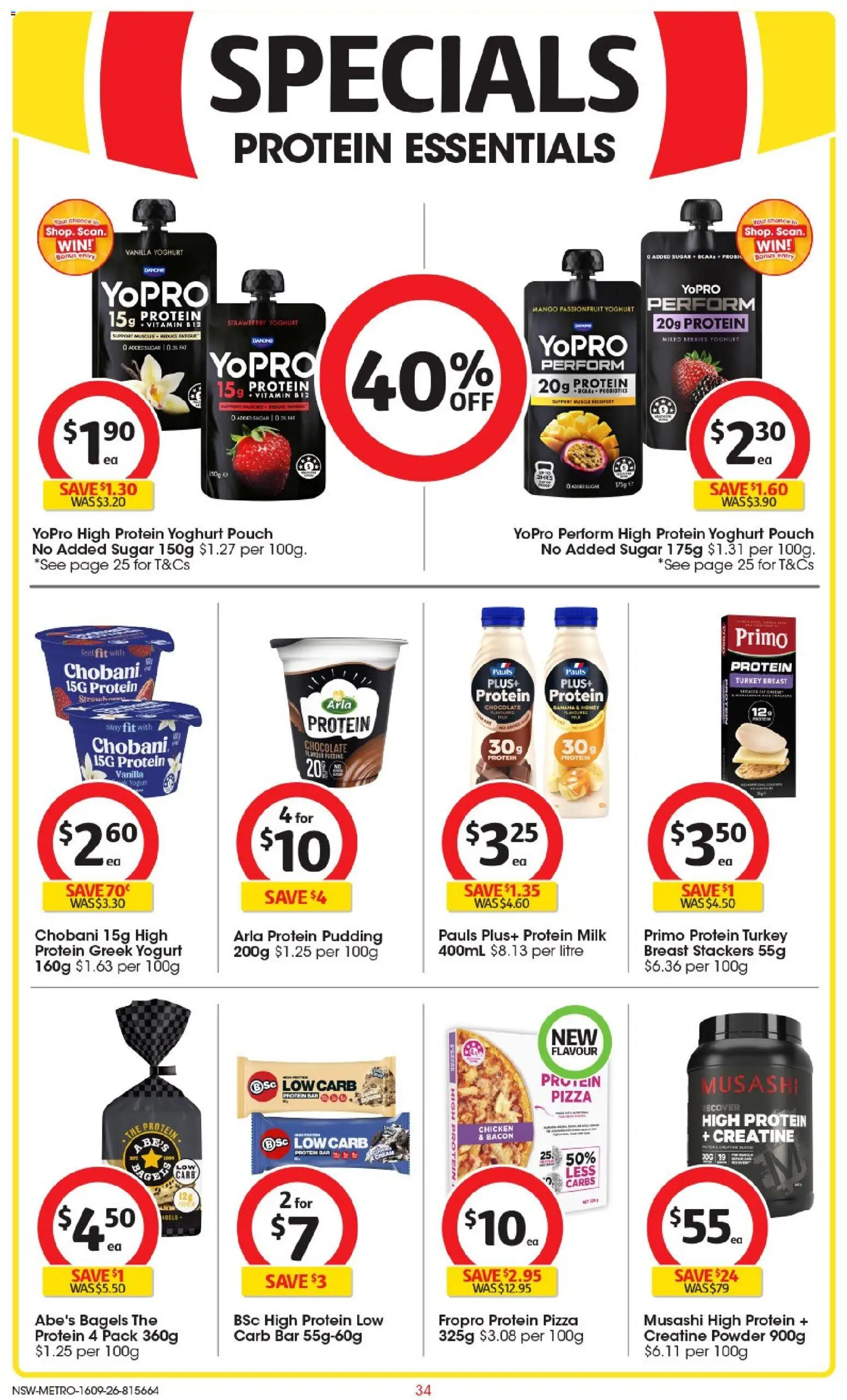 Coles catalogue - valid from 16/09/2026 | Page: 35 | Products: Yogurt, Protein bar, Passionfruit, Vitamin