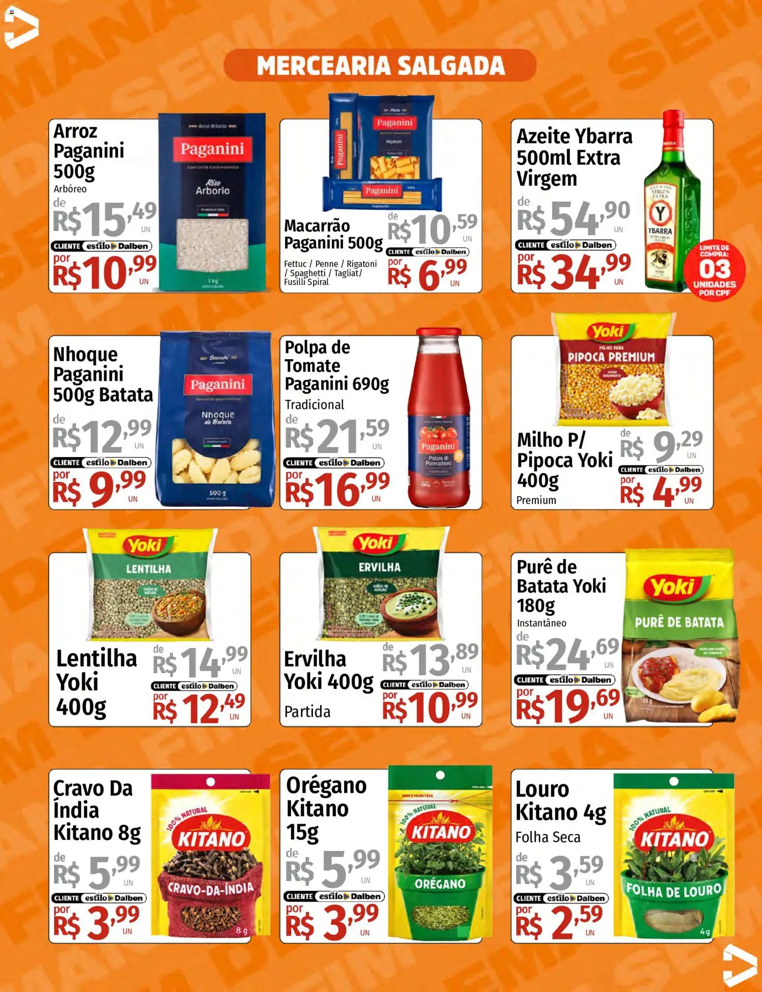 Supermercado Dalben Folheto - válido de 04/09/2026 | Página: 8 | Produtos: Tomate, Arroz, Batata, Milho