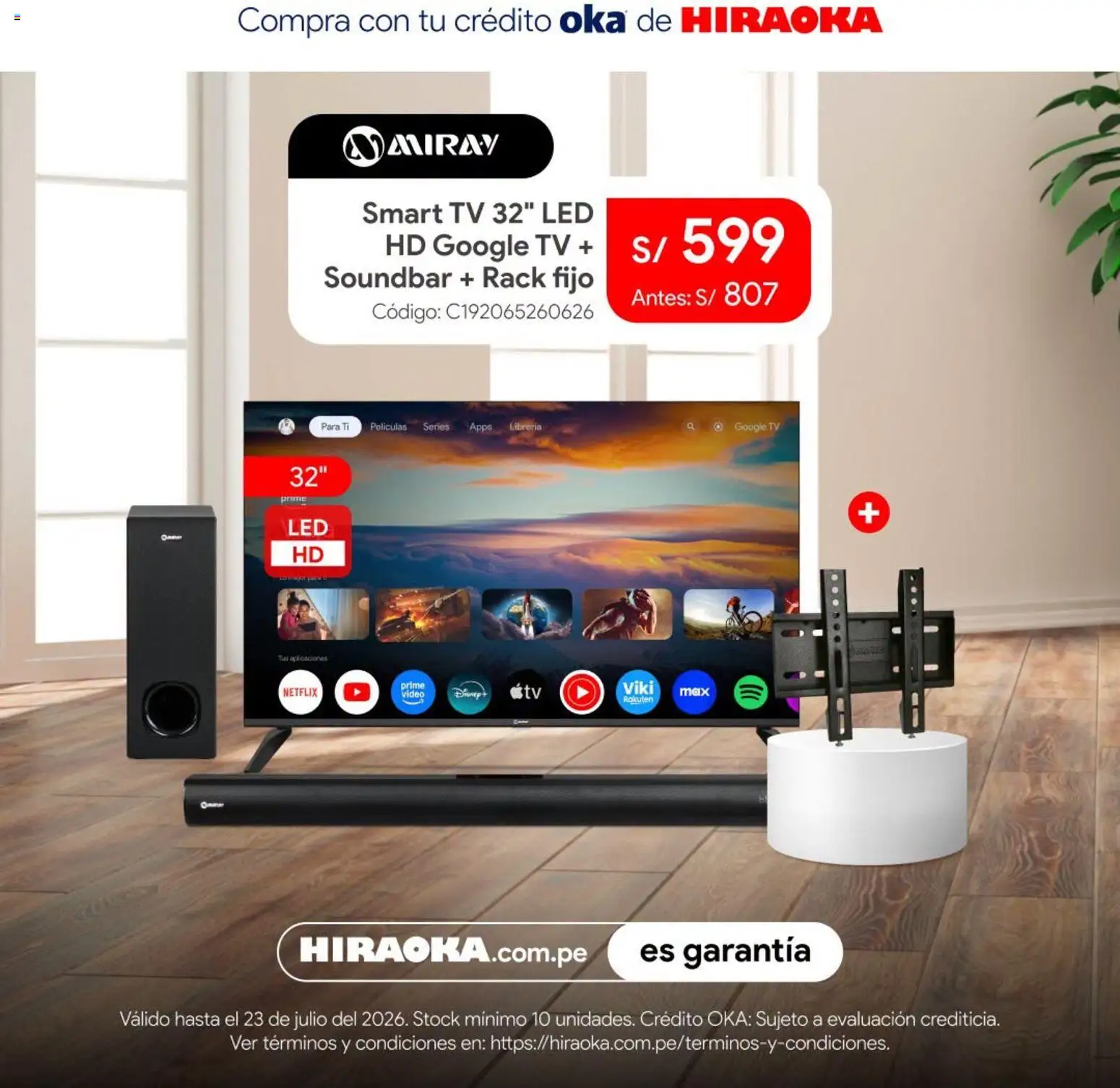 Catálogo Hiraoka válido desde 21/07/2026 | Página: 4 | Productos: Video