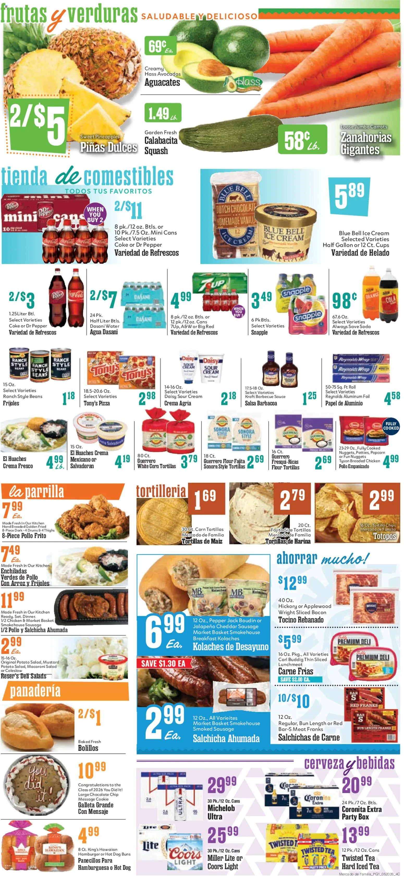 Market Basket Ad - valid from 20.05.2026 | Page: 2 | Products: Corn, Chips, Water, Pepper