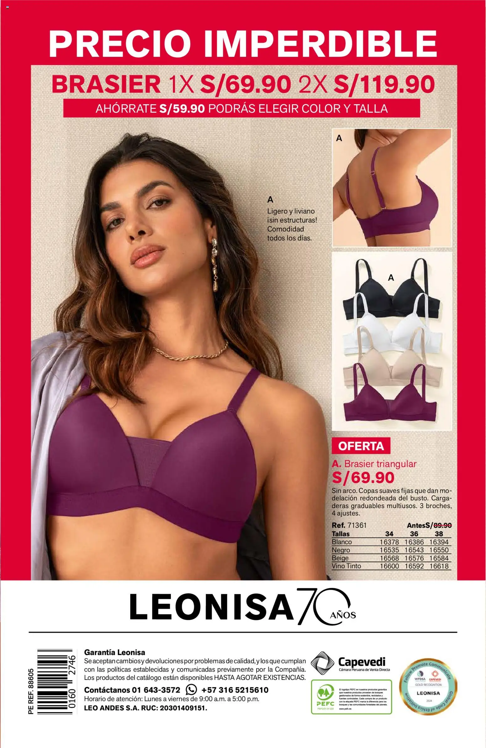 Catálogo Leonisa válido desde 15/07/2026 | Página: 140