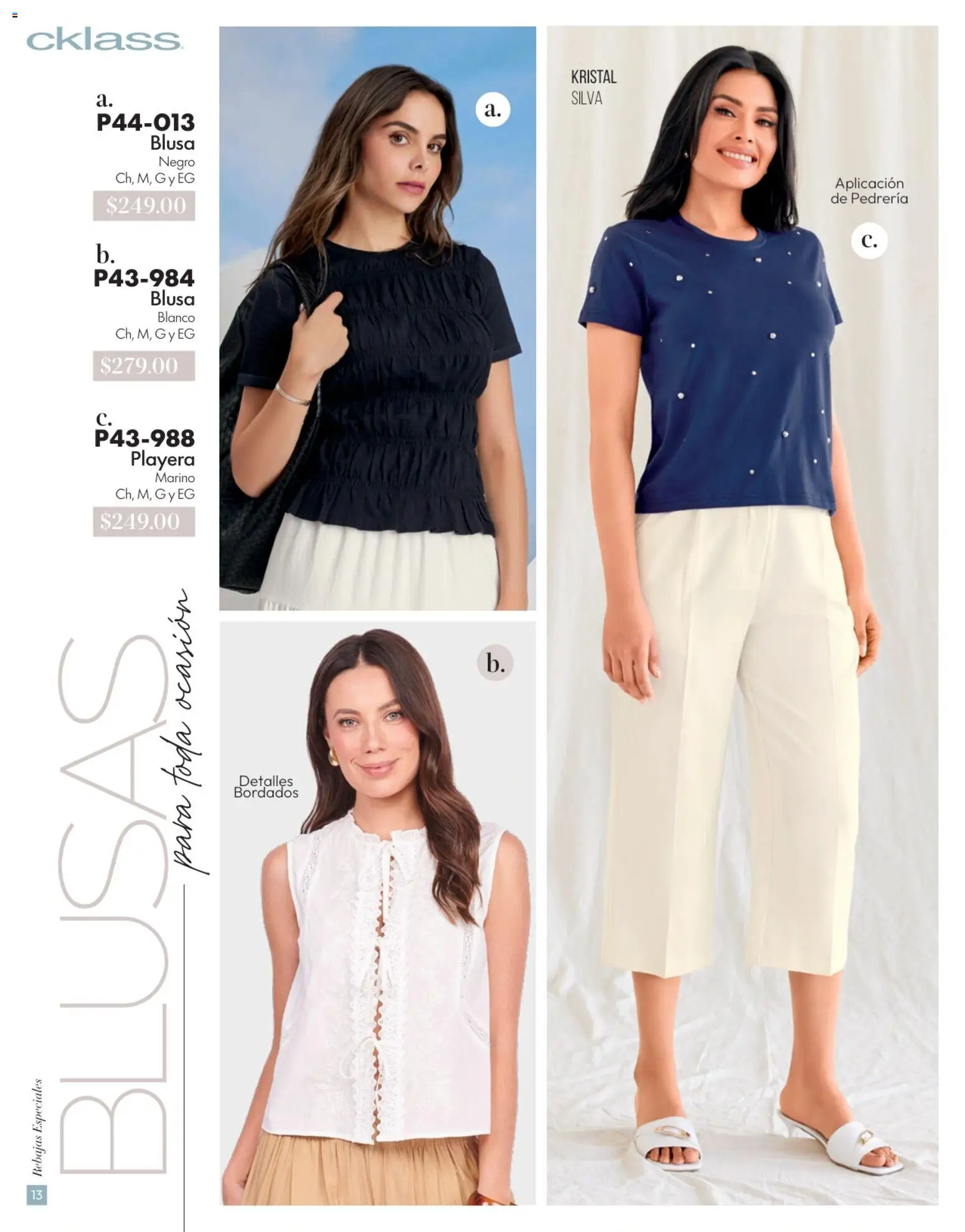 Nuevas ofertas de Cklass válidas en toda la República Mexicana desde el 15.06.2026. ¡Encuentra las mejores ofertas en Cklass catálogo Verano! | Página: 14 | Productos: Blusa, Playera