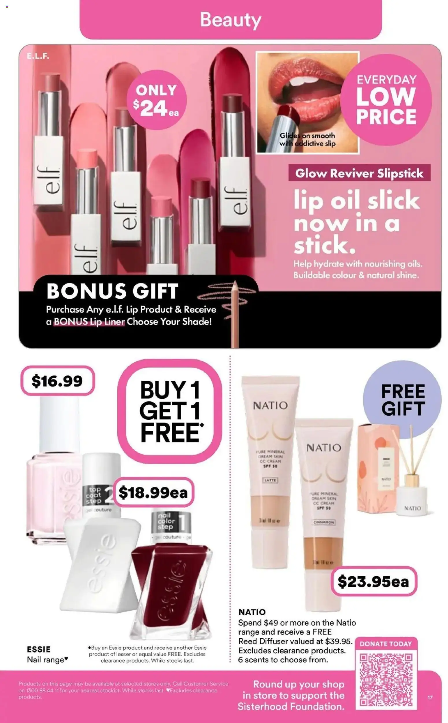 Priceline Pharmacy catalogue - valid from 08.04.2026 | Page: 17 | Products: Cc cream, Oil, Cream, Slip