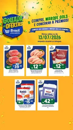 Brasil Atacadista ofertas do Dia - Pré-Visualização do folheto da loja Brasil Atacadista, válido de 13/07/2026