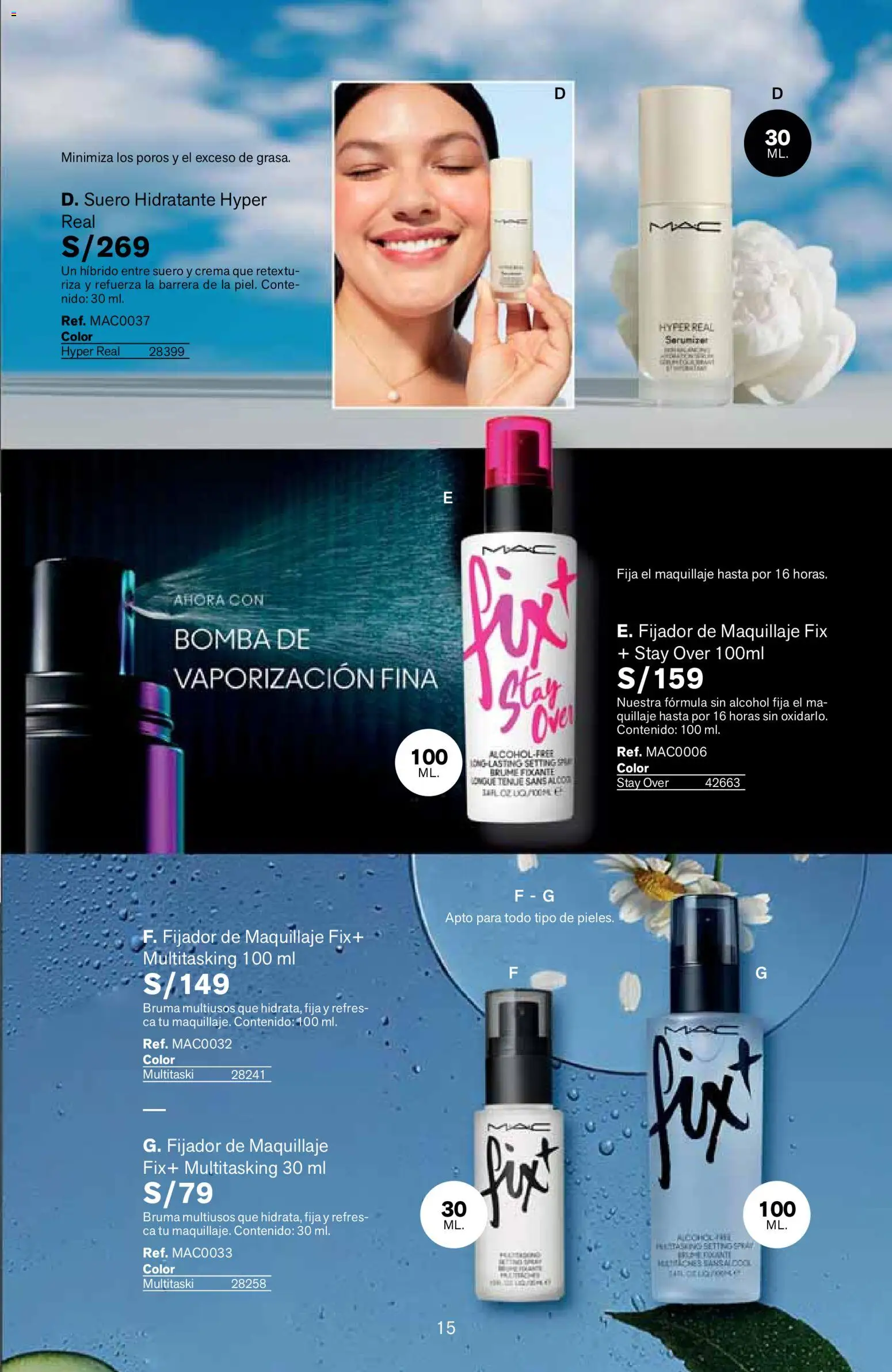 Catálogo Leonisa válido desde 24/08/2026 | Página: 15 | Productos: Alcohol, Crema, Maquillaje