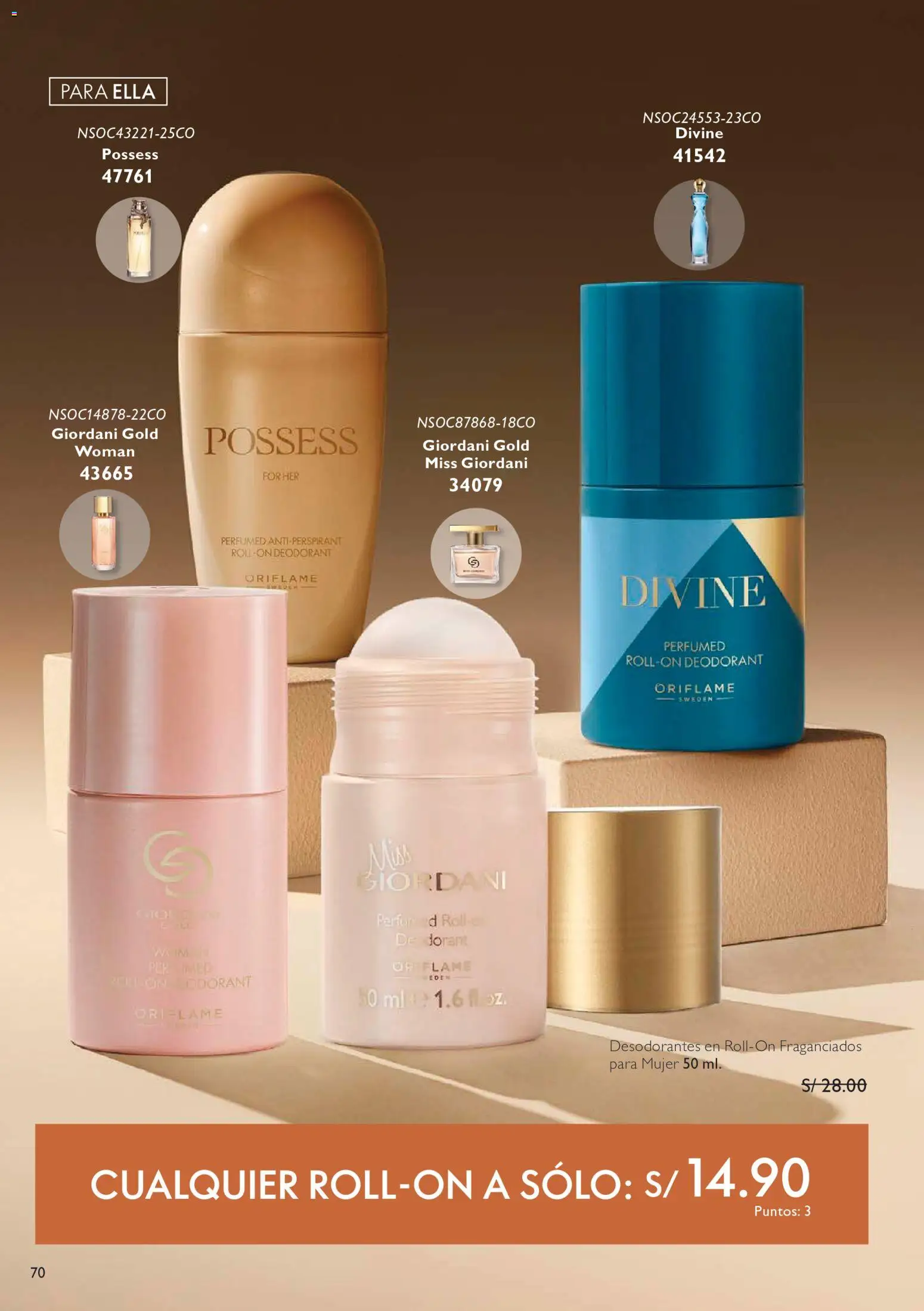Catálogo Oriflame válido desde 20/06/2026 | Página: 70