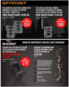 Preview of Cabelas weekly flyer / circulaire from shop Cabelas valid from Jul 16, 2026 | Page: 14 | Products: Camera