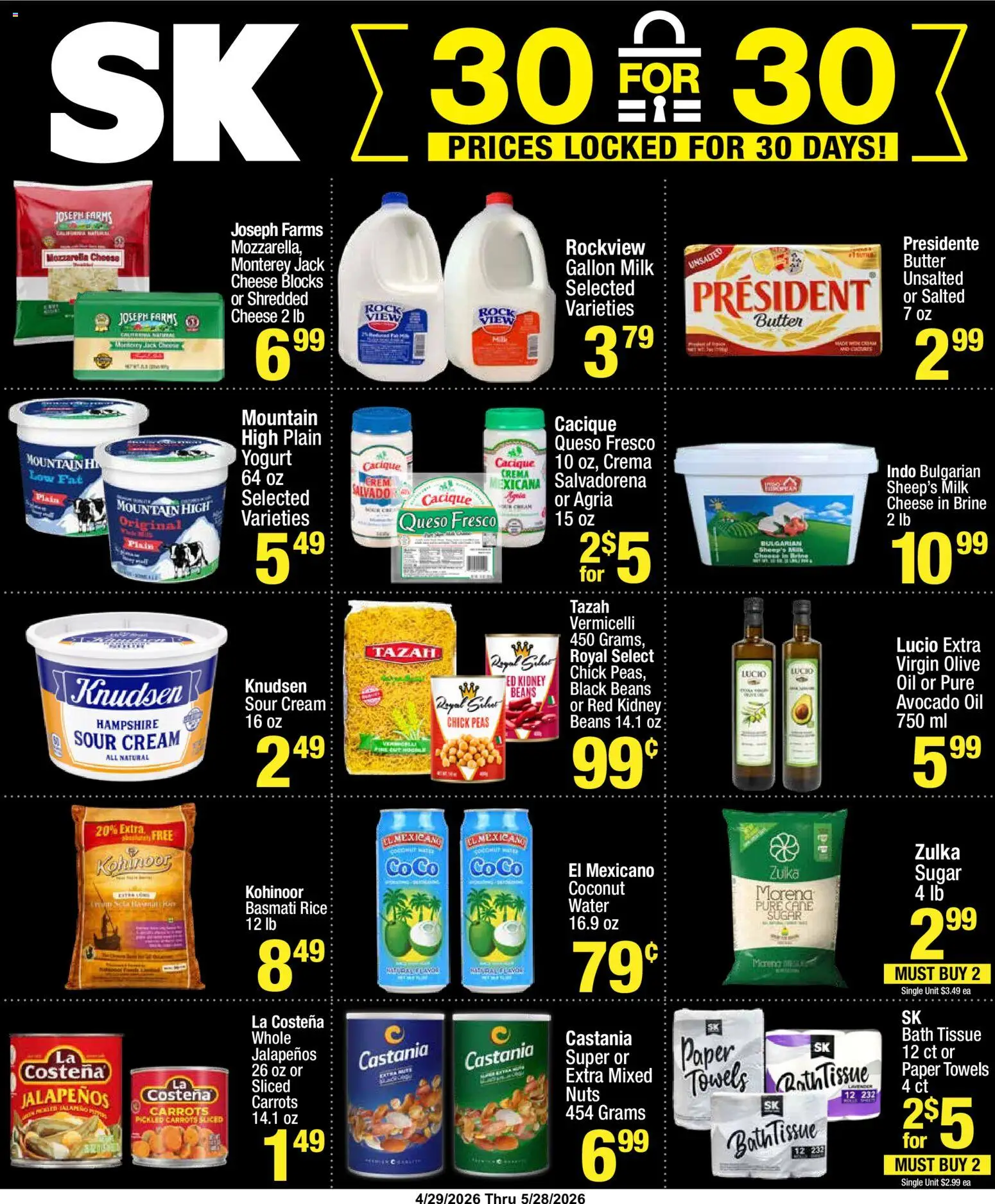 Super King Weekly Ad - valid from 06.05.2026 | Page: 11 | Products: Bath, Yogurt, Nuts, Sugar