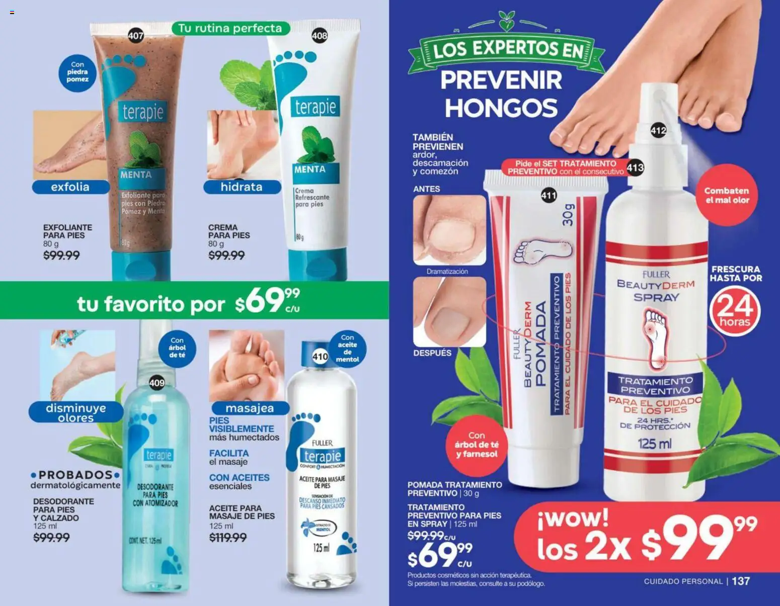 Nuevas ofertas de Fuller válidas en toda la República Mexicana desde el 02/09/2026. ¡Encuentra las mejores ofertas en Fuller campaña 11 2026! | Página: 70 | Productos: Desodorante, Aceite, Hongos, Té