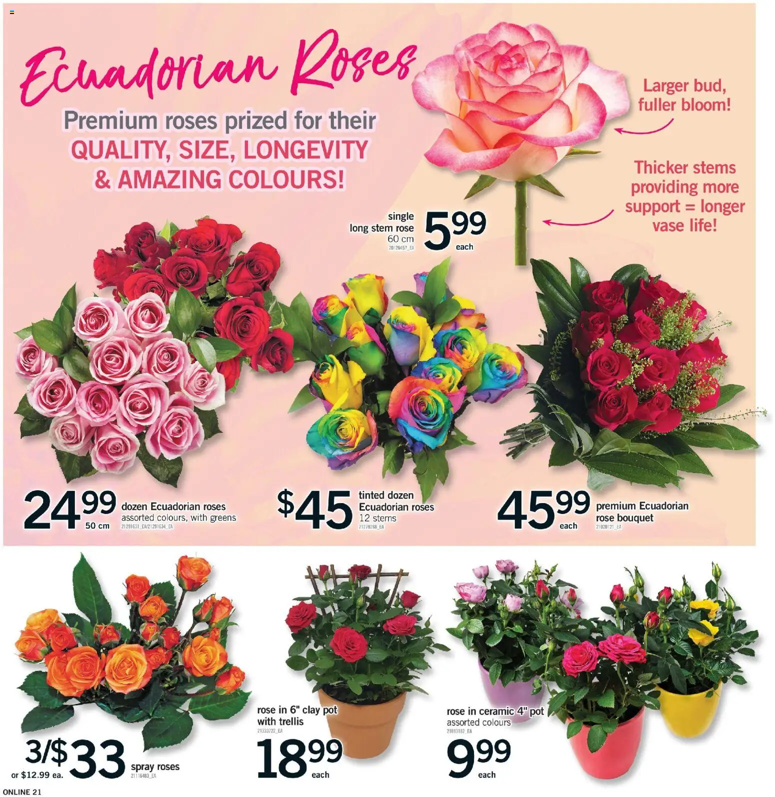 Fortinos flyer valid from Aug 6, 2026 | Page: 20 | Products: Vase