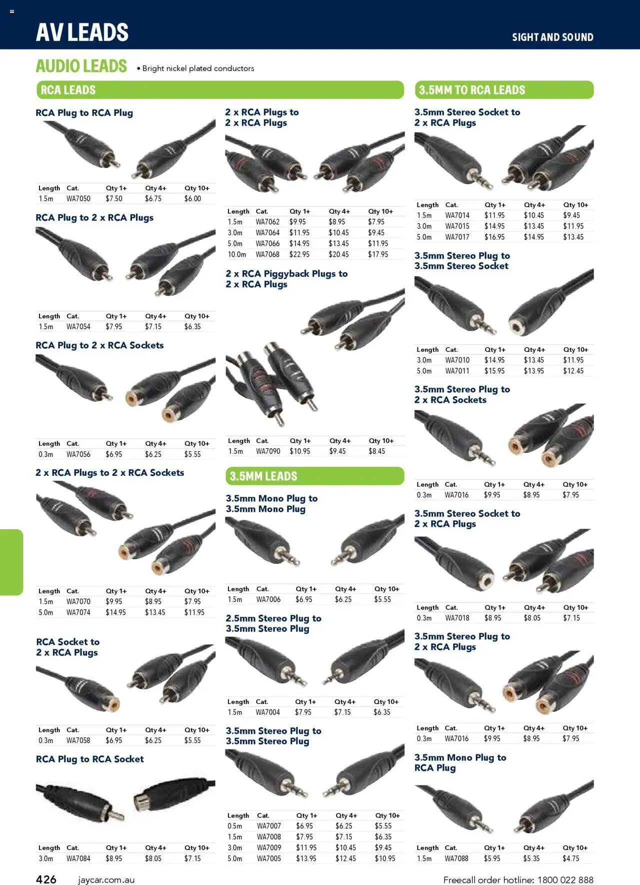Jaycar catalogue - valid from 09.07.2025 | Page: 426 | Products: Socket, Audio, Stereo