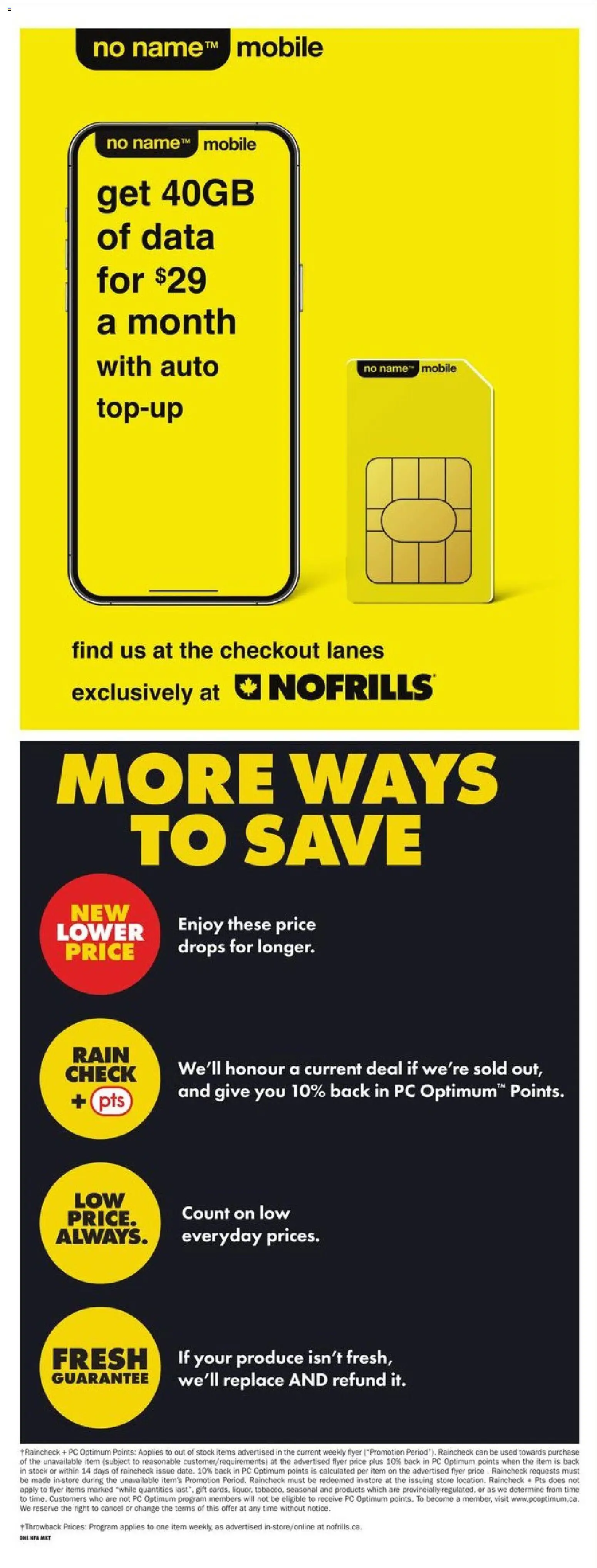 No Frills flyer valid from Jul 9, 2026 | Page: 10 | Products: PC