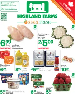 Preview of Highland Farms weekly flyer / circulaire from shop Highland Farms valid from Jul 23, 2026