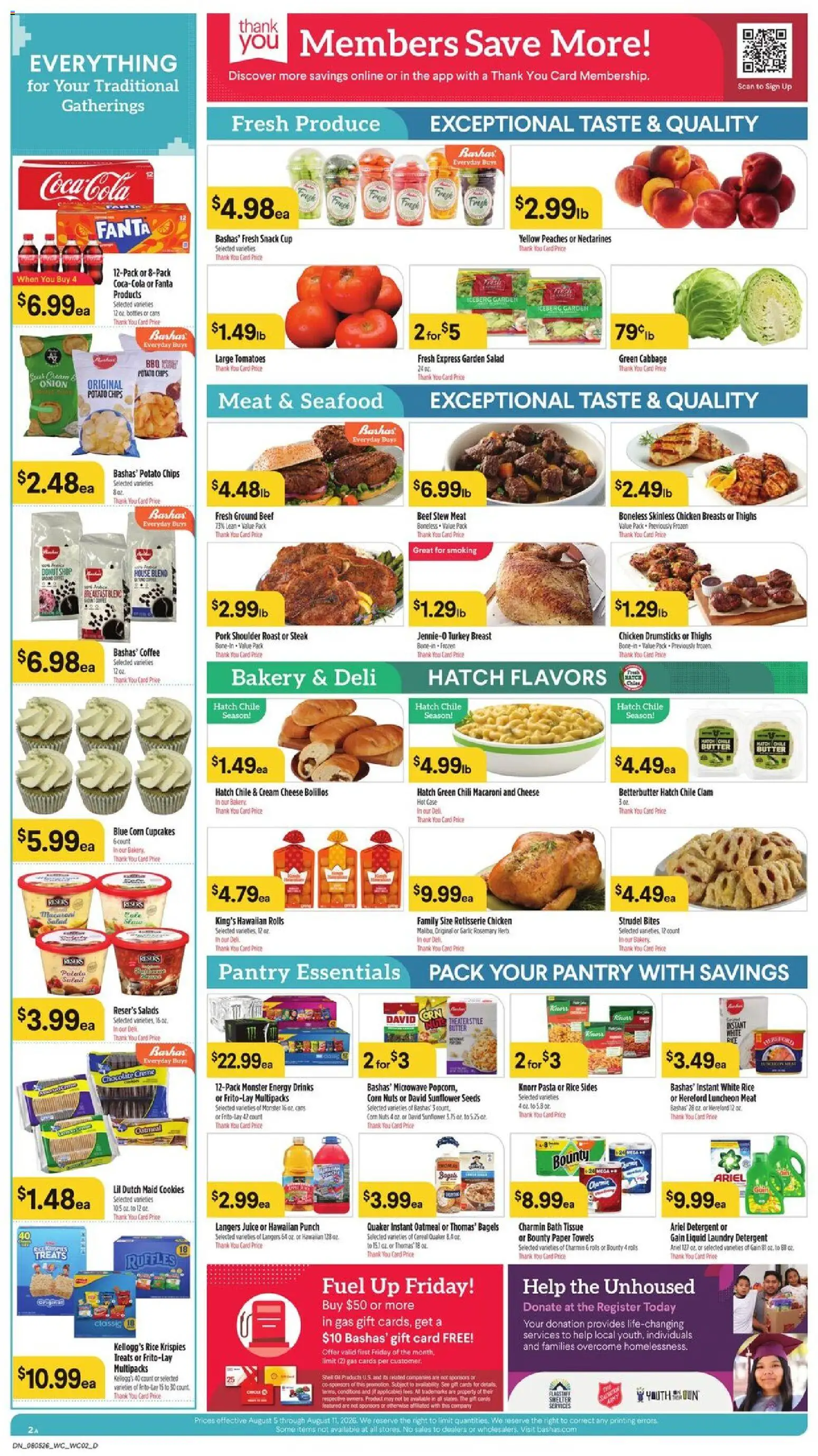 Basha's Dine - valid from 08/05/2026 | Page: 2 | Products: Coffee, Garlic, Cabbage, Case