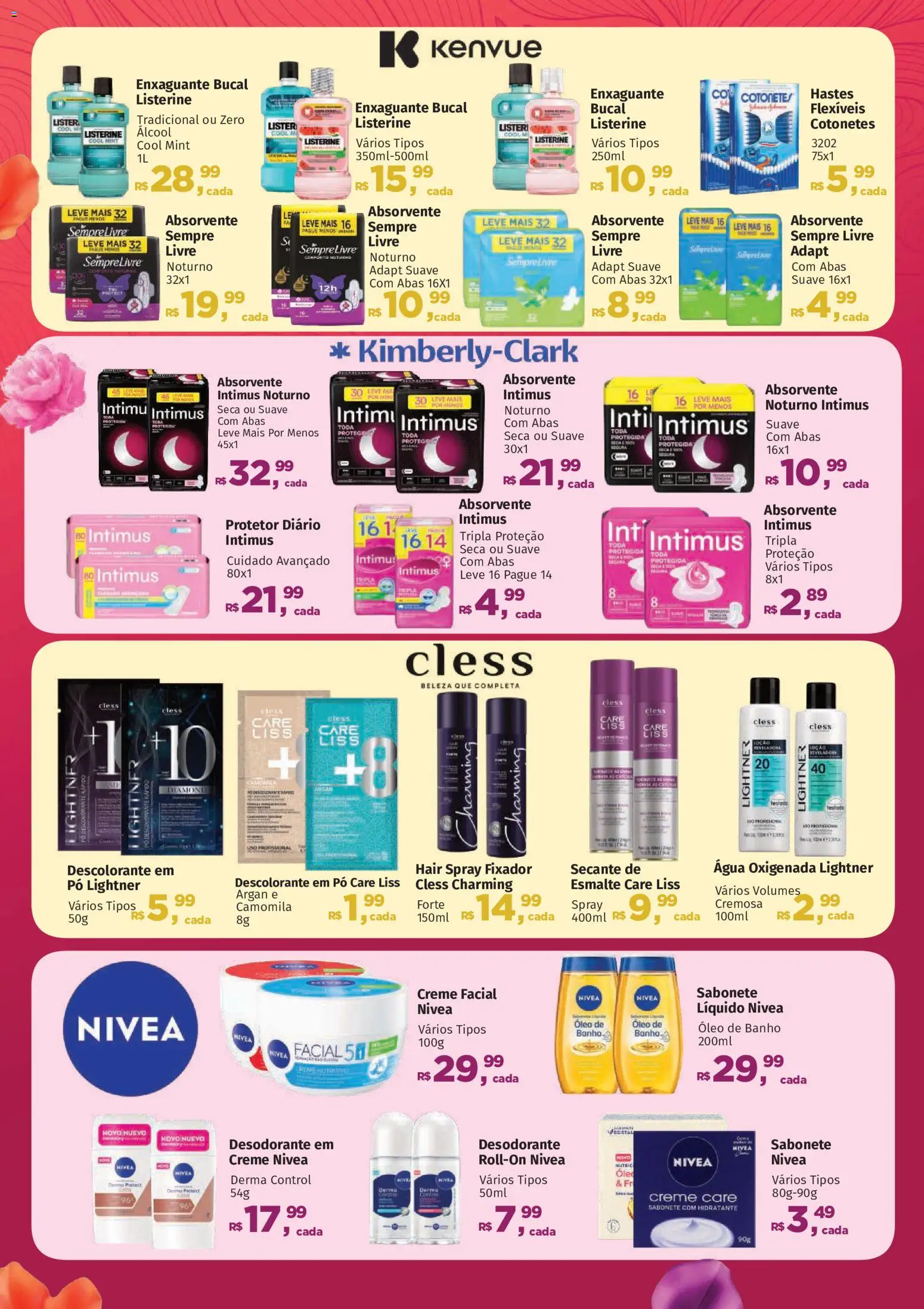 Mateus Folheto - válido de 25.05.2026 | Página: 3 | Produtos: Descolorante, Desodorante, Creme, Absorvente