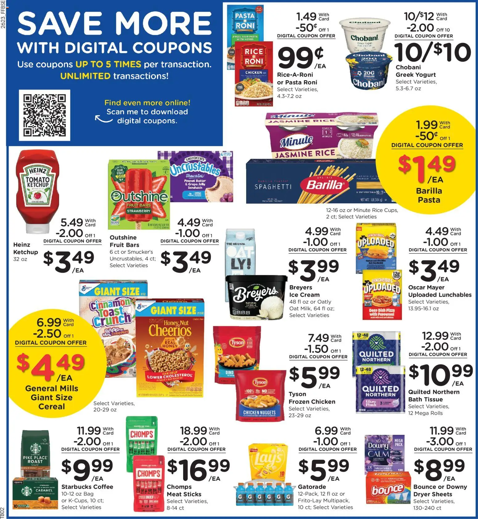 Fry's Food Weekly Ad - valid from 07/08/2026 | Page: 7 | Products: Butter, Coffee, Pizza, Ketchup