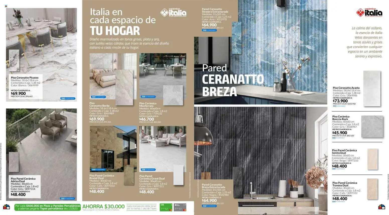 Homecenter revista - valida desde el 08/09/2026 | Página: 12 | Productos: Banco, Caja, Cerámica, Café