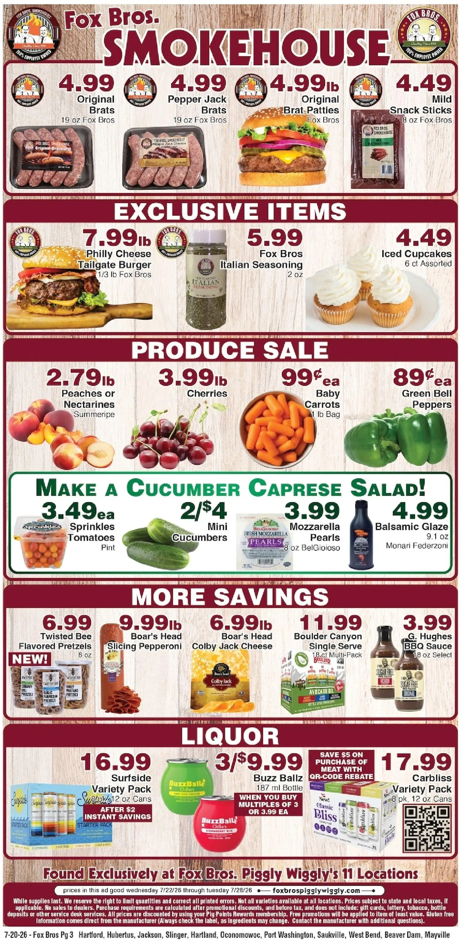 Piggly Wiggly Weekly Ad - valid from 07/22/2026 | Page: 5 | Products: Salad, Desk, Pepper, Bag
