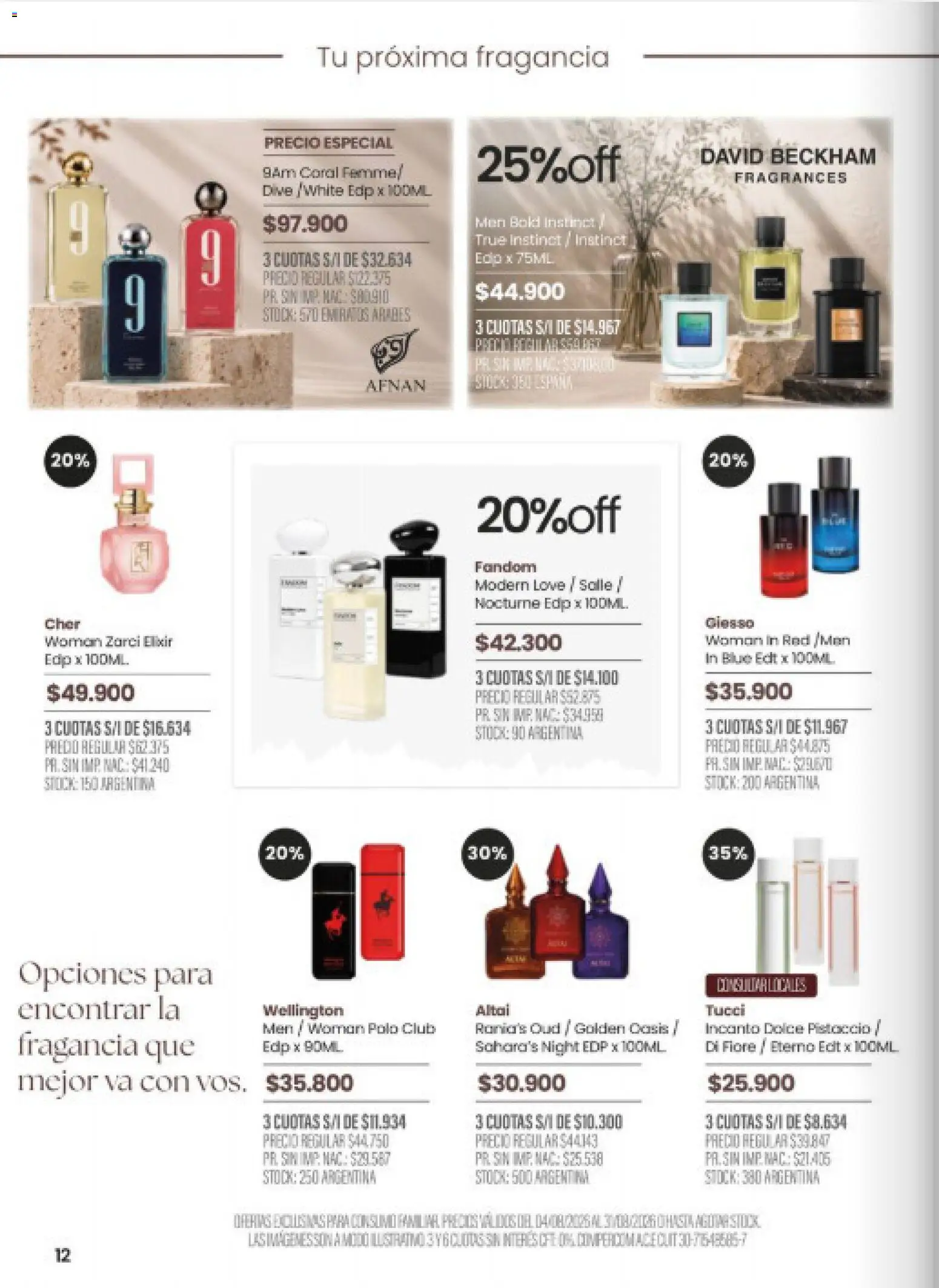 Pigmento catálogo │ válido desde el 04/08/2026 | Página: 12 | Productos: Fragancia