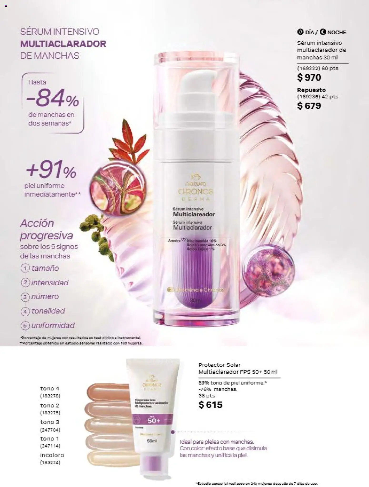 Nuevas ofertas de Natura válidas en toda la República Mexicana desde el 11/09/2026. ¡Encuentra las mejores ofertas en Natura campaña 14 2026! | Página: 82 | Productos: Serum, Sobre, Protector solar