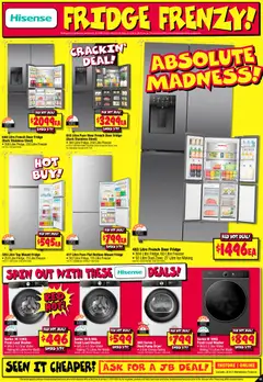 Preview of JB Hi-Fi - Home Appliance Sellout - valid from 18/06/2026 | Page: 11 | Products: Door, Fridge, Freezer, Washer