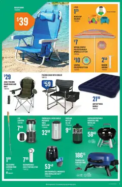 Preview of Canac weekly flyer from shop Canac valid from Jul 2, 2026 | Page: 7 | Products: Umbrella, Fan, Mattress, Chair