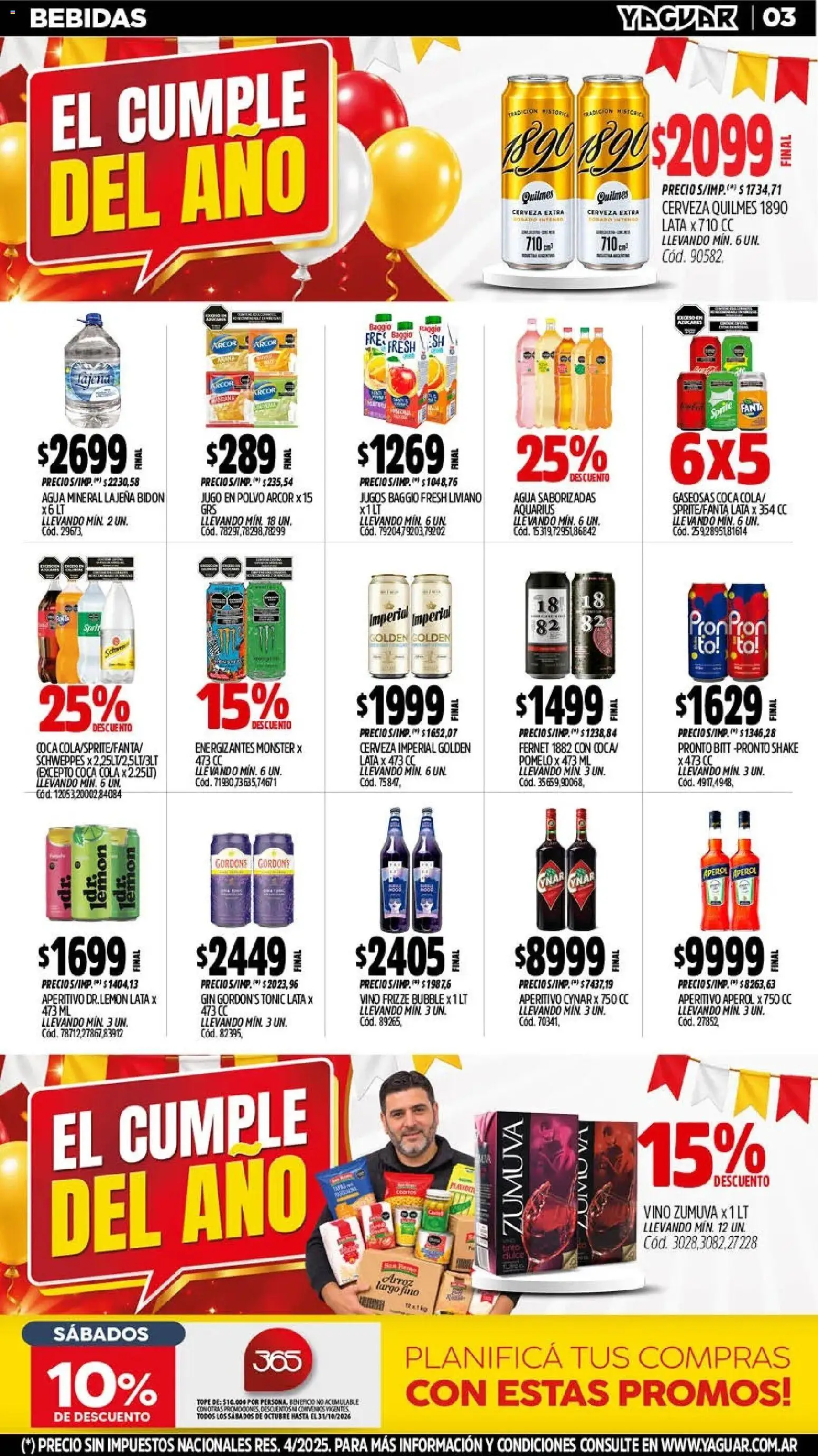 Yaguar - Oferta Semanal Neuquen │ válido desde el 12/10/2026 | Página: 4