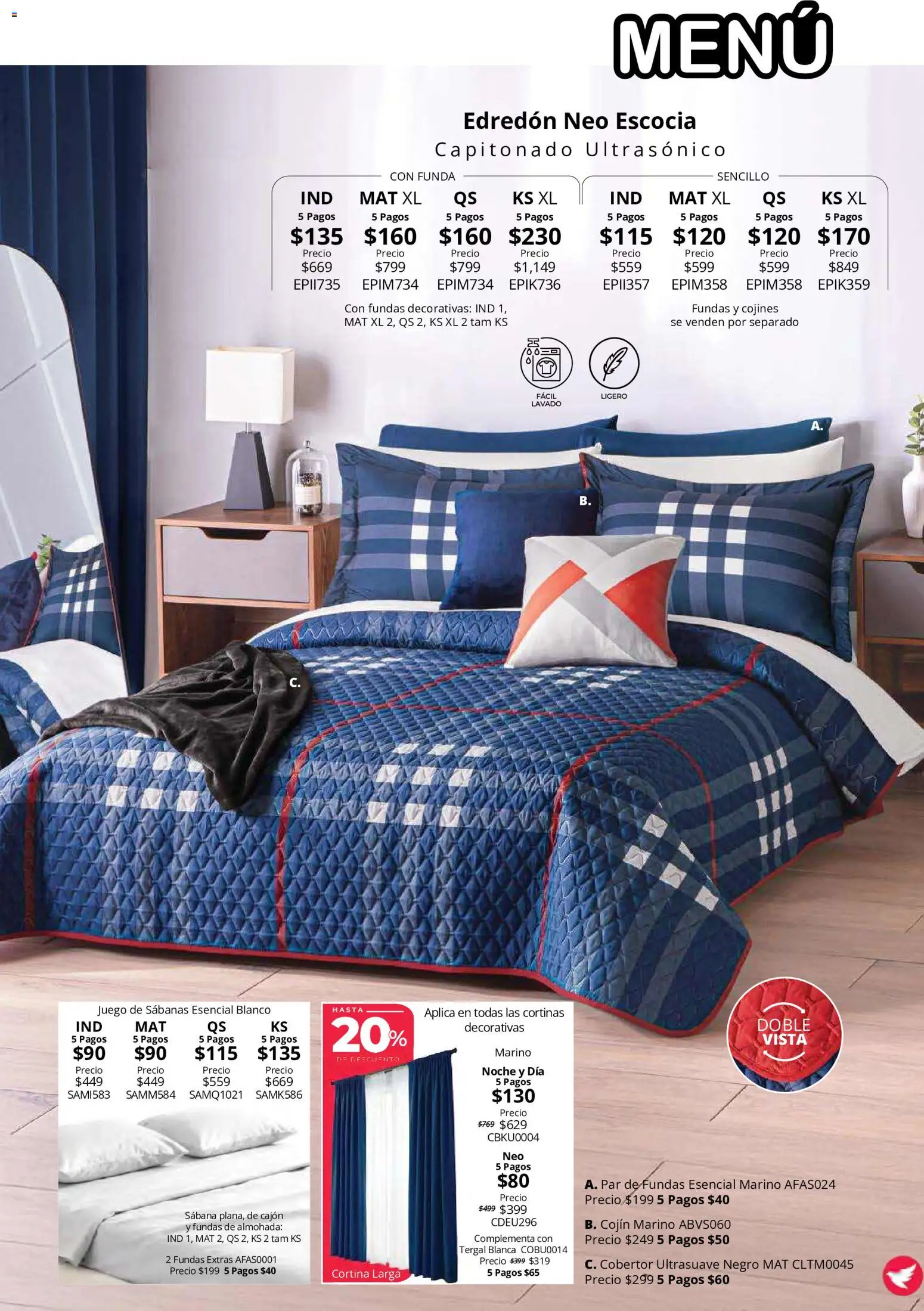 Nuevas ofertas de Colchas Concord válidas en toda la República Mexicana desde el 15/10/2026. ¡Encuentra las mejores ofertas en Colchas Concord catálogo! | Página: 65