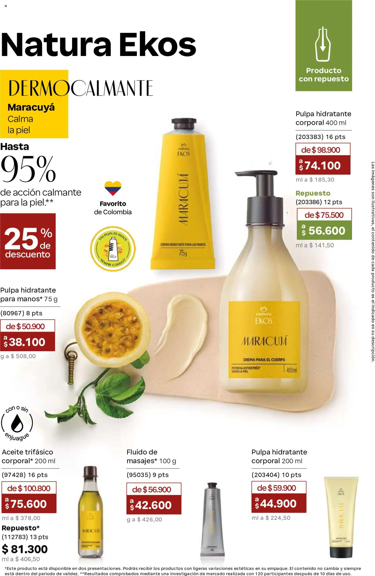 Natura revista - valida desde el 11.06.2026 | Página: 113 | Productos: Crema, Maracuyá, Crema para el cuerpo, Aceite