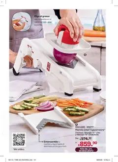 Vista previa de Tupperware catálogo, nuevo folleto de la tienda, válido en México a partir del 18.05.2026 | Página: 101 | Productos: Navaja, Video