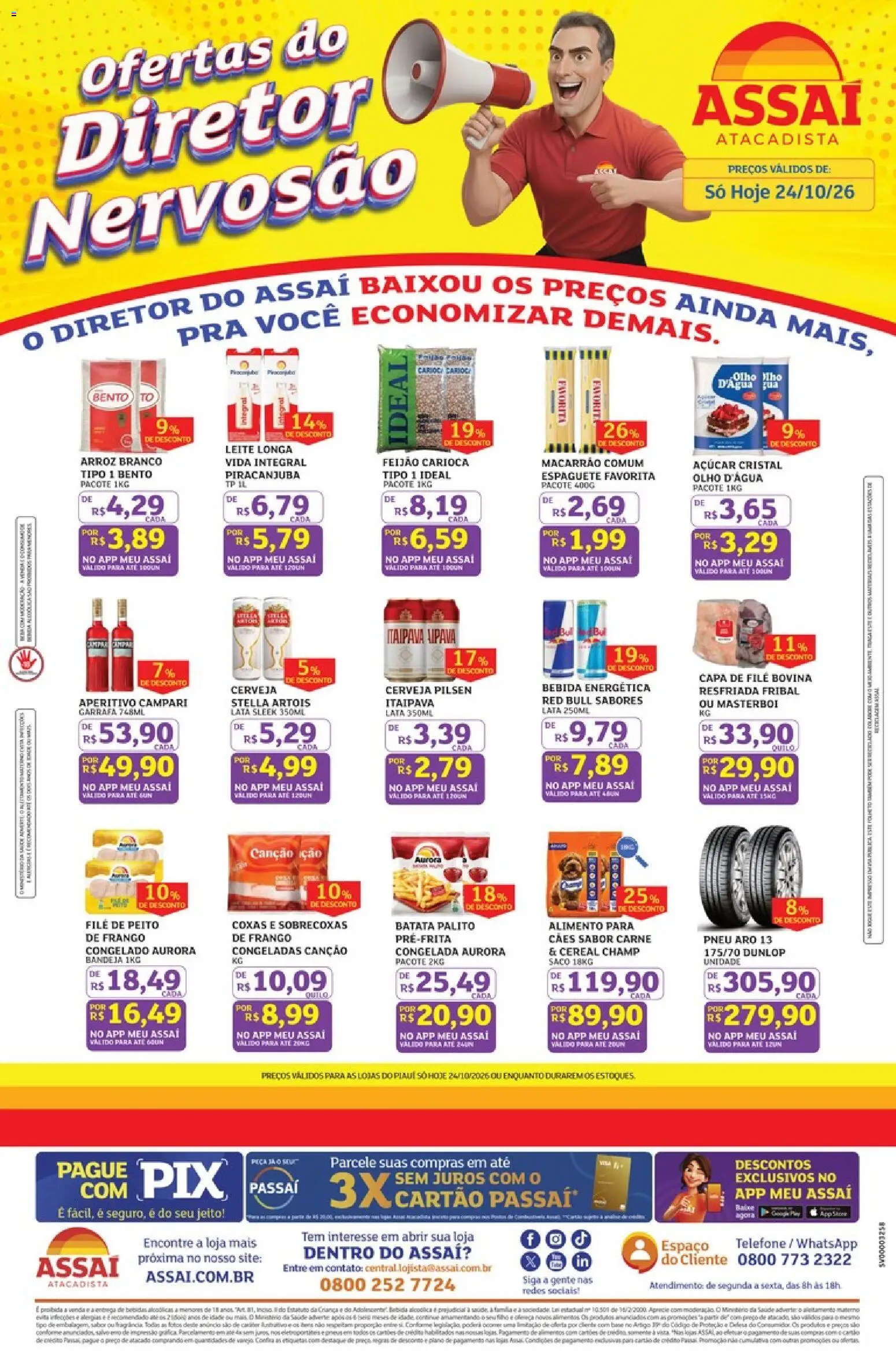 Assaí Atacadista Folheto - válido de 24/10/2026 | Página: 1