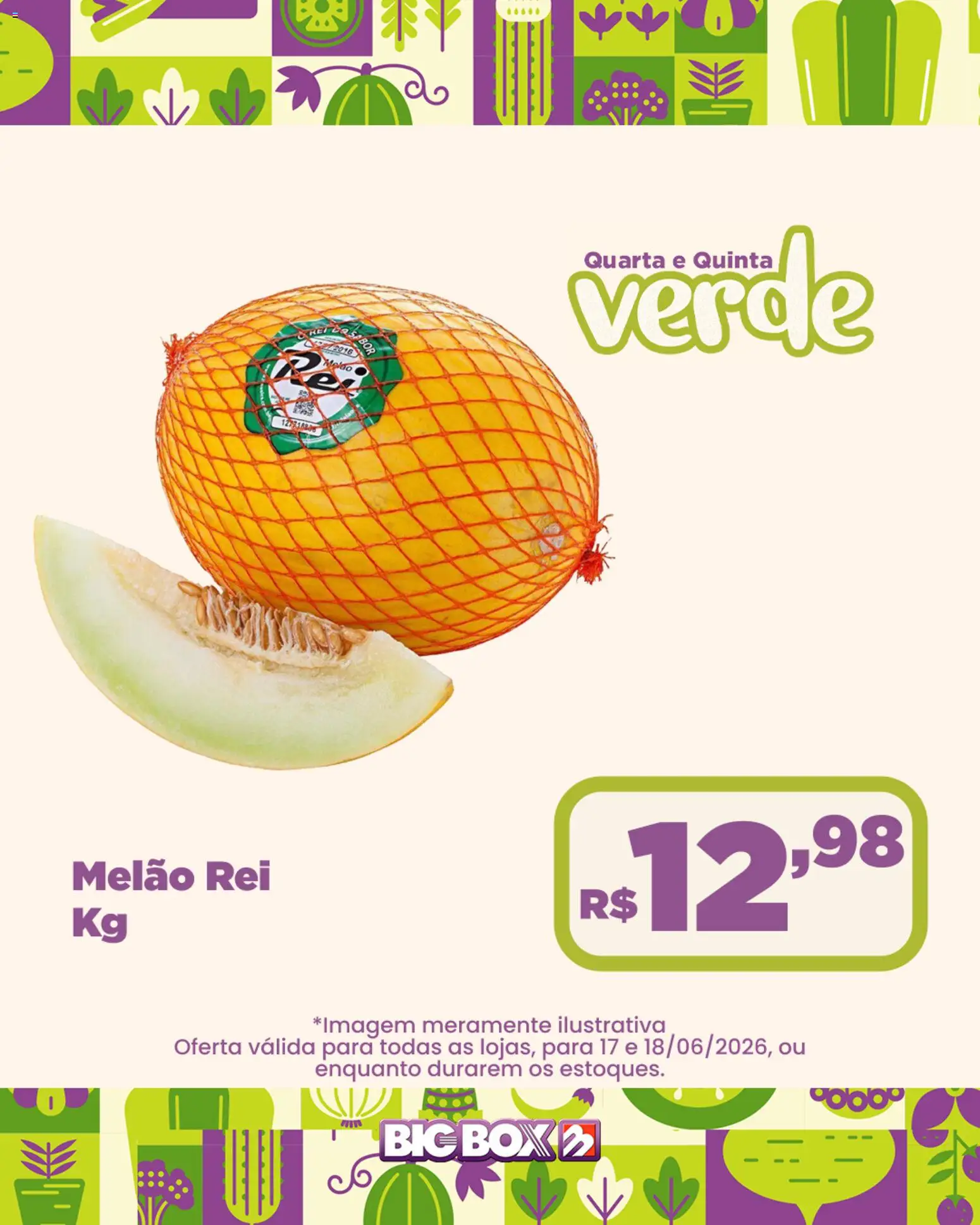 Big Box Folheto - válido de 17.06.2026 | Página: 18 | Produtos: Melão