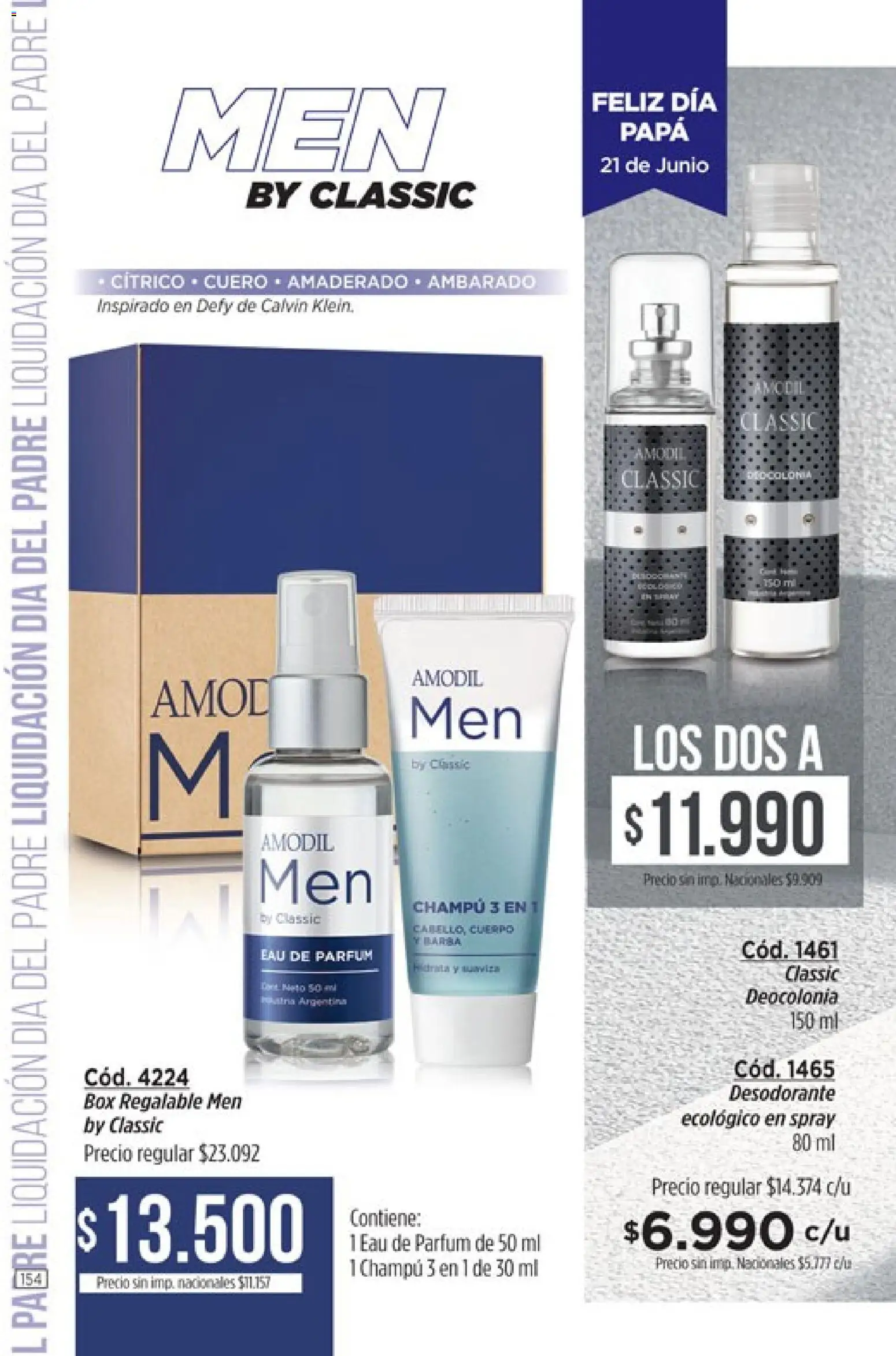 Catálogo Amodil Campaña 9 │ válido desde el 05.05.2026 | Página: 154 | Productos: Papa, Champú, Desodorante