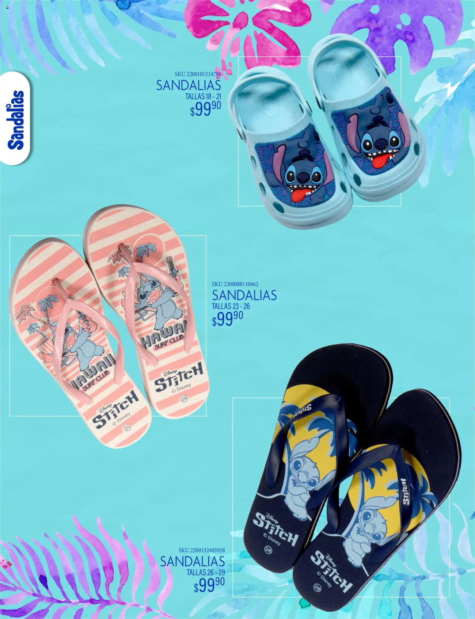Nuevas ofertas de Del Sol y Woolworth válidas en toda la República Mexicana desde el 19.03.2026. ¡Encuentra las mejores ofertas en Del Sol y Woolworth catálogo Luce tus Vacaciones con Stitch! | Página: 14 | Productos: Blusa, Falda, Short, Sandalias
