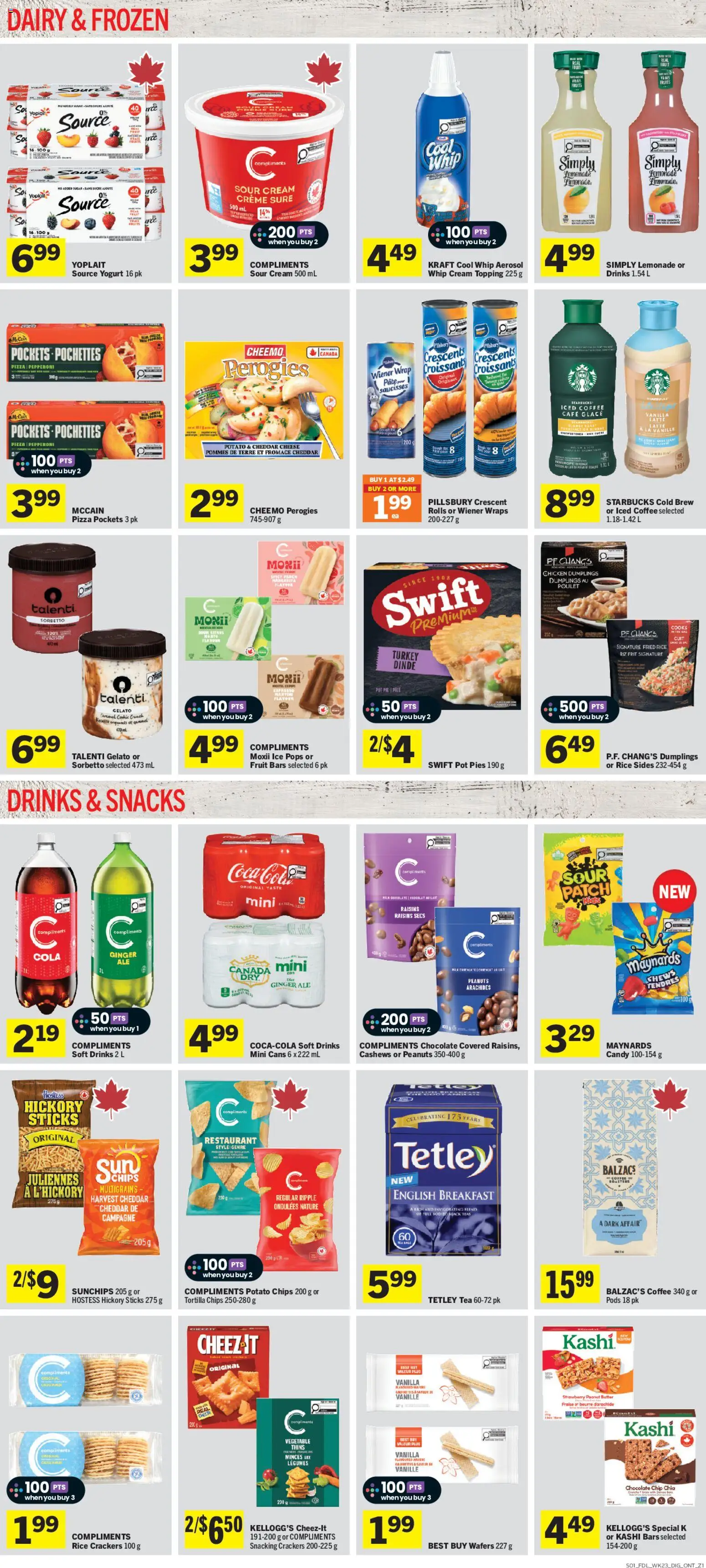 Foodland flyer valid from Oct 1, 2026 | Page: 5 | Products: Tea, Chips, Sugar, Crackers