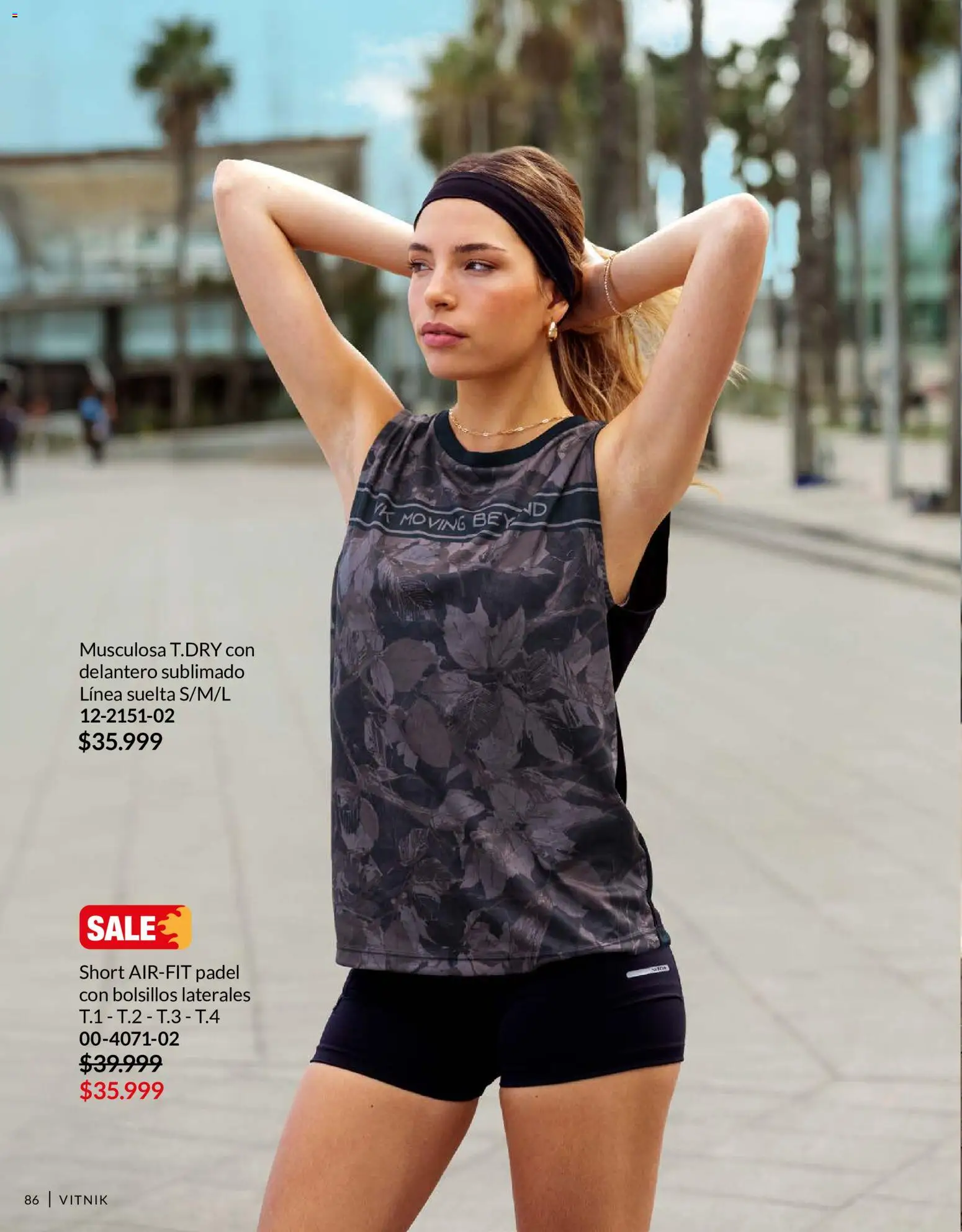 Vitnik - Mujer │ válido desde el 05/08/2026 | Página: 86 | Productos: Short, Musculosa