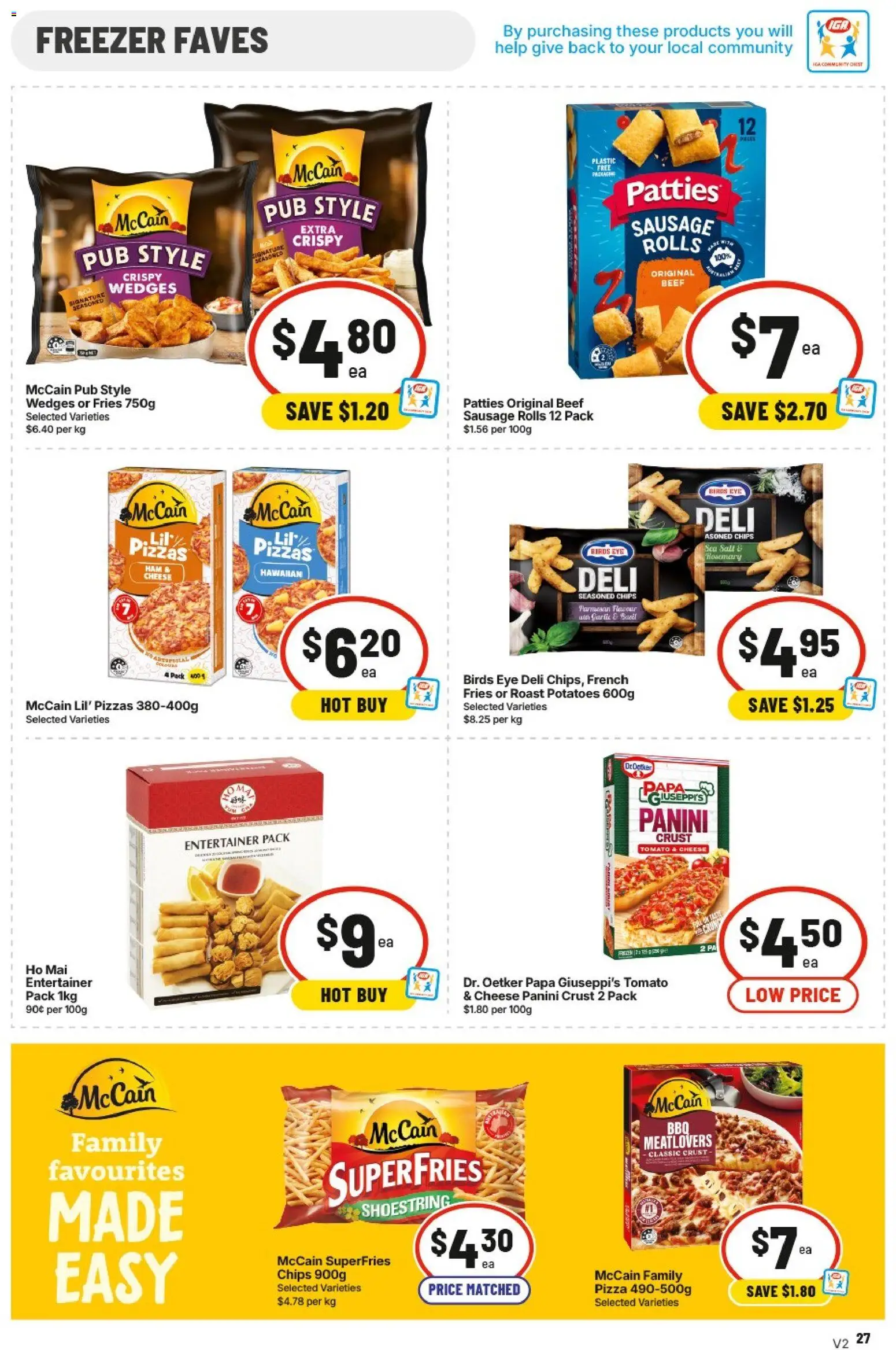 IGA catalogue - valid from 24/06/2026 | Page: 31 | Products: Cheese, Pizza, Chips, Freezer