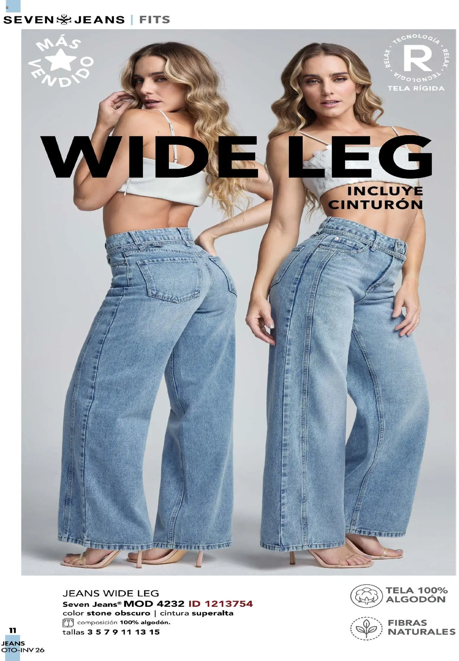 Nuevas ofertas de Price Shoes válidas en toda la República Mexicana desde el 03/08/2026. ¡Encuentra las mejores ofertas en Price Shoes catálogo Seven Jeans! | Página: 11 | Productos: Cinturón, Algodón