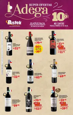 Bistek Supermercados ofertas Adega - Pré-Visualização do folheto da loja Bistek Supermercados, válido de 03.06.2026