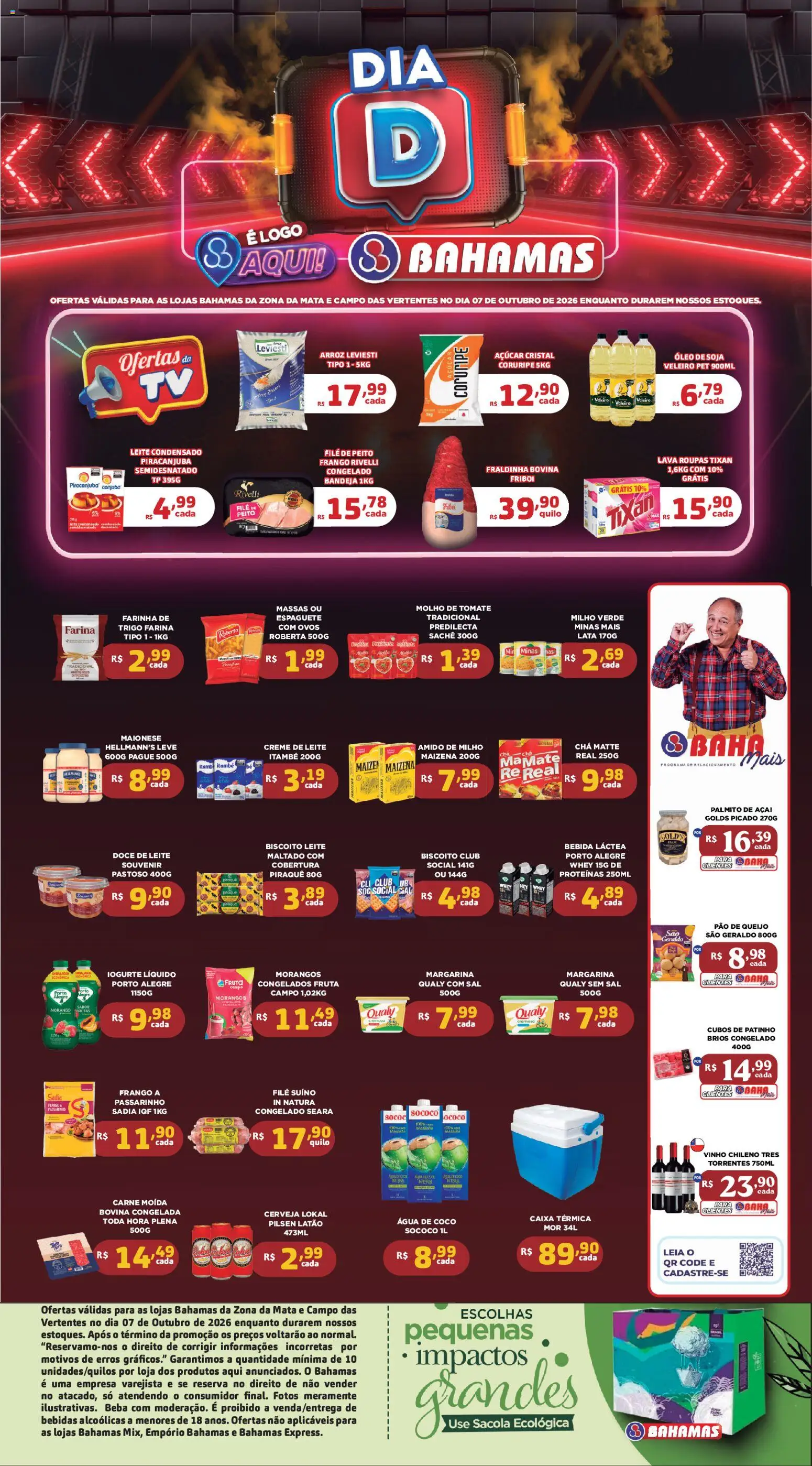 Bahamas Supermercados Quarta-feira 7 Outubro