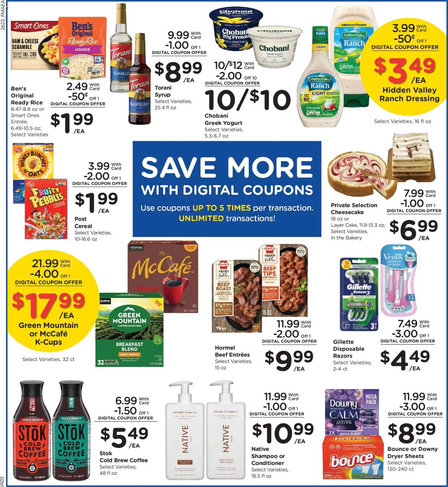 Fred Meyer Weekly Ad - valid from 07/08/2026 | Page: 7 | Products: Bakery, Sauce, Sheet, Dryer
