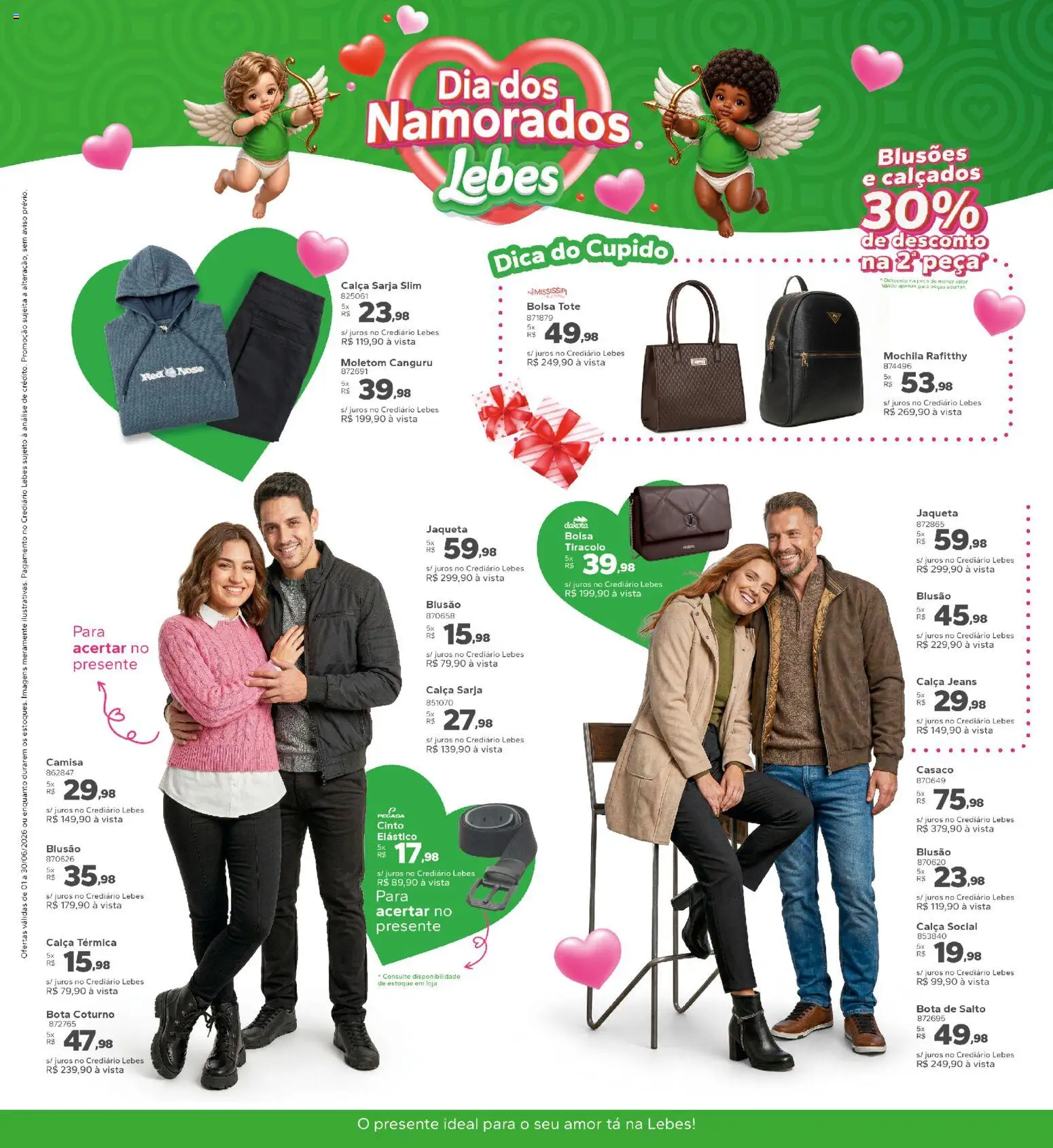 Lebes Folheto - válido de 01.06.2026 | Página: 2 | Produtos: Camisa, Calça, Jeans, Casaco
