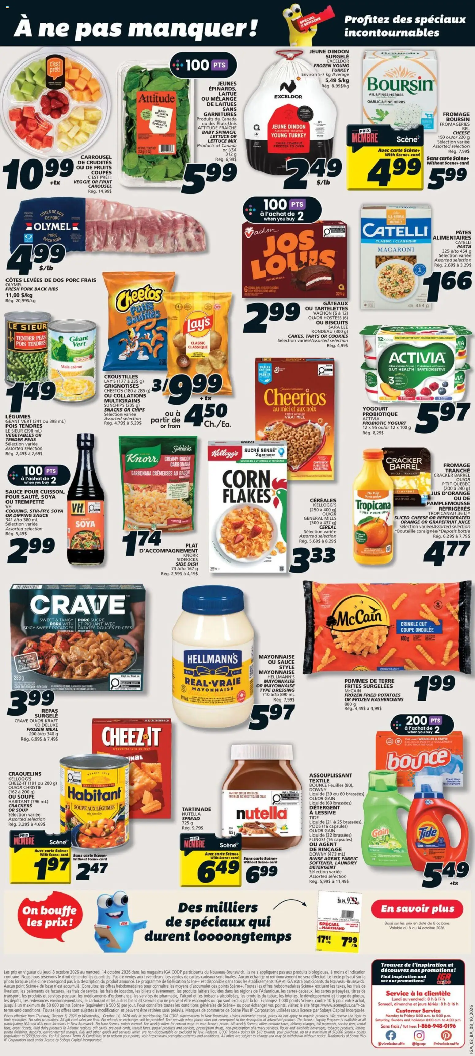 IGA flyer valid from Oct 8, 2026 | Page: 2